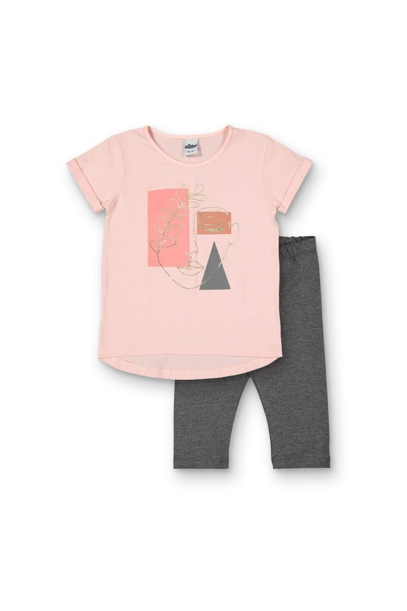 Girls' 2-Piece Top and Leggings Set 8-14Y 1025-22257 - Elnino - by Peralane