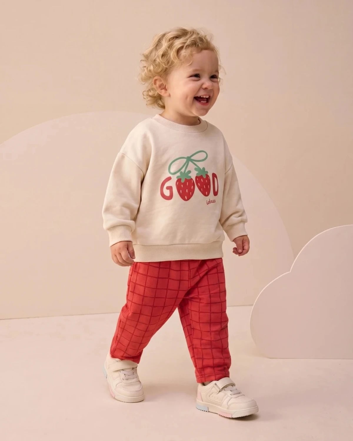 Girls' Two-Piece Sweatshirt and Trousers Set - Interkidsy - by Peralane