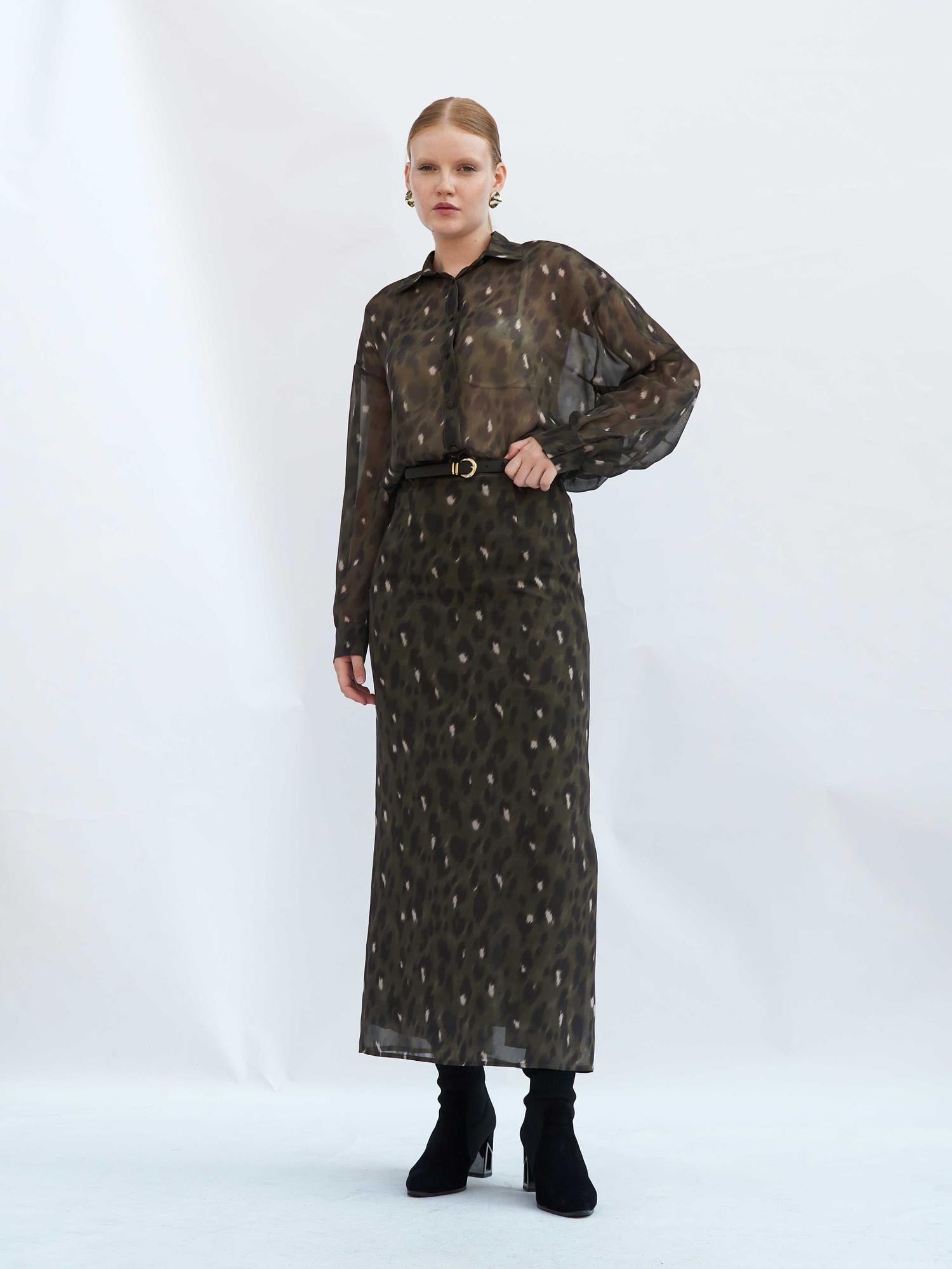 Polka Dot Print Maxi Skirt - Lefon - by Peralane - photo 2