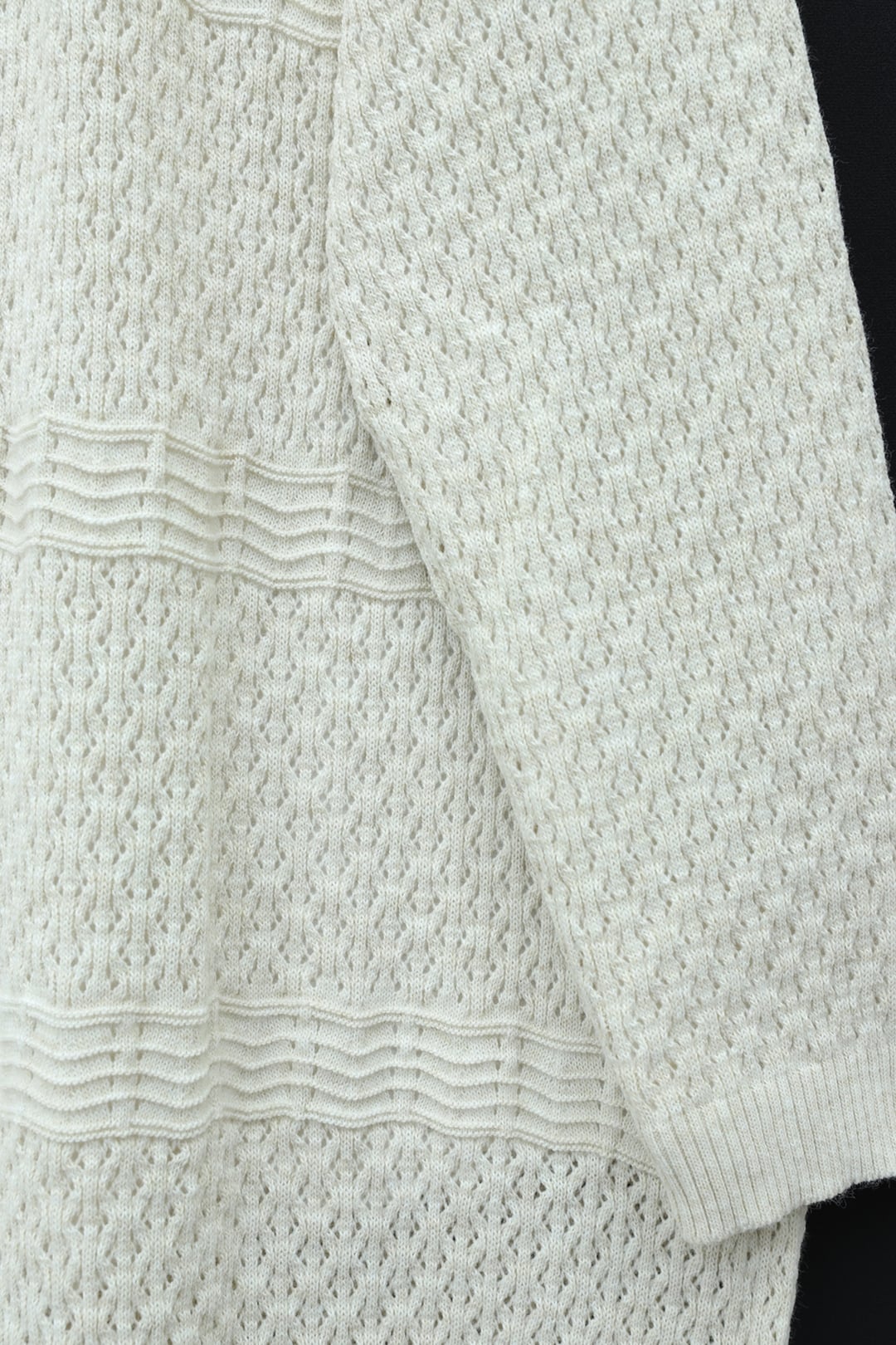 Ajurlu Wave Pattern Knit Cardigan - Stone - Podyumplus - by Peralane - photo 4