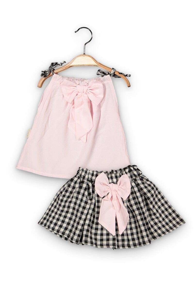 Baby Girls 2-Piece Sleeveless Top and Skirt Set 6-24M 1006-6099 - Boncuk Bebe - by Peralane