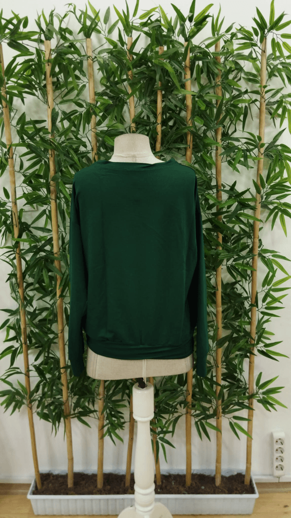 Women's Long Sleeve Crew Neck Viscose Two-Thread Sweatshirt - Janes - by Peralane - photo 5