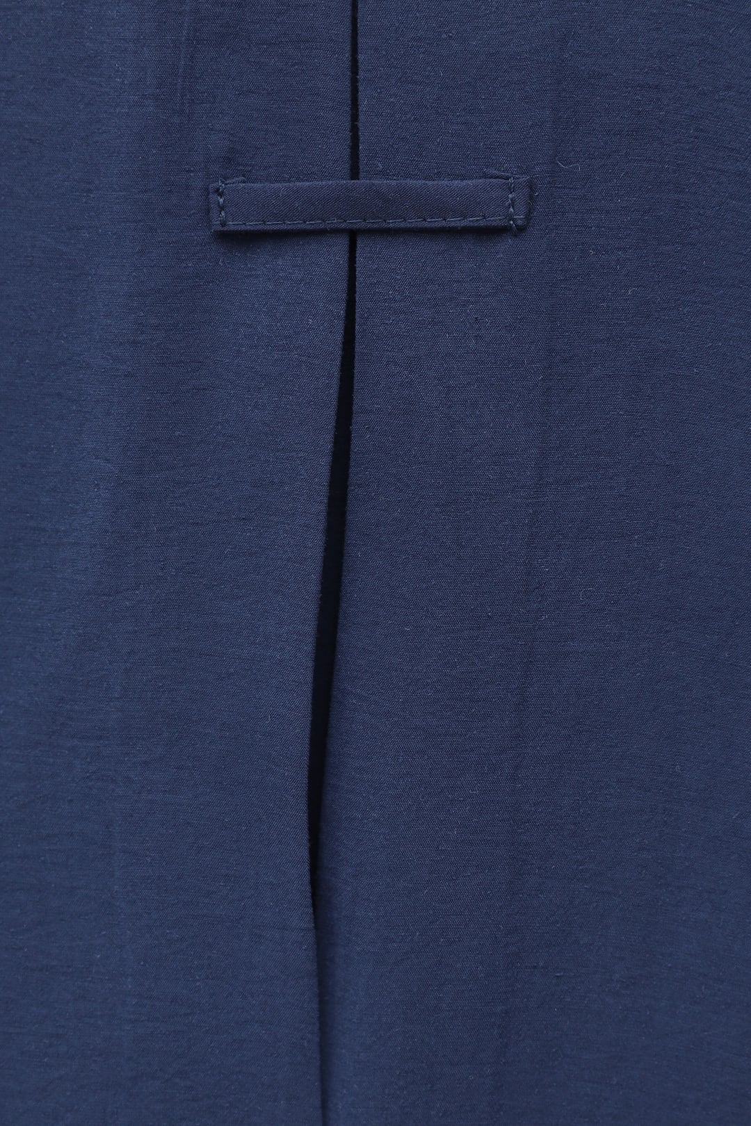 V-Neck Buttoned Half-Sleeve Modal Blouse - Navy Blue - Podyumplus - by Peralane - photo 5