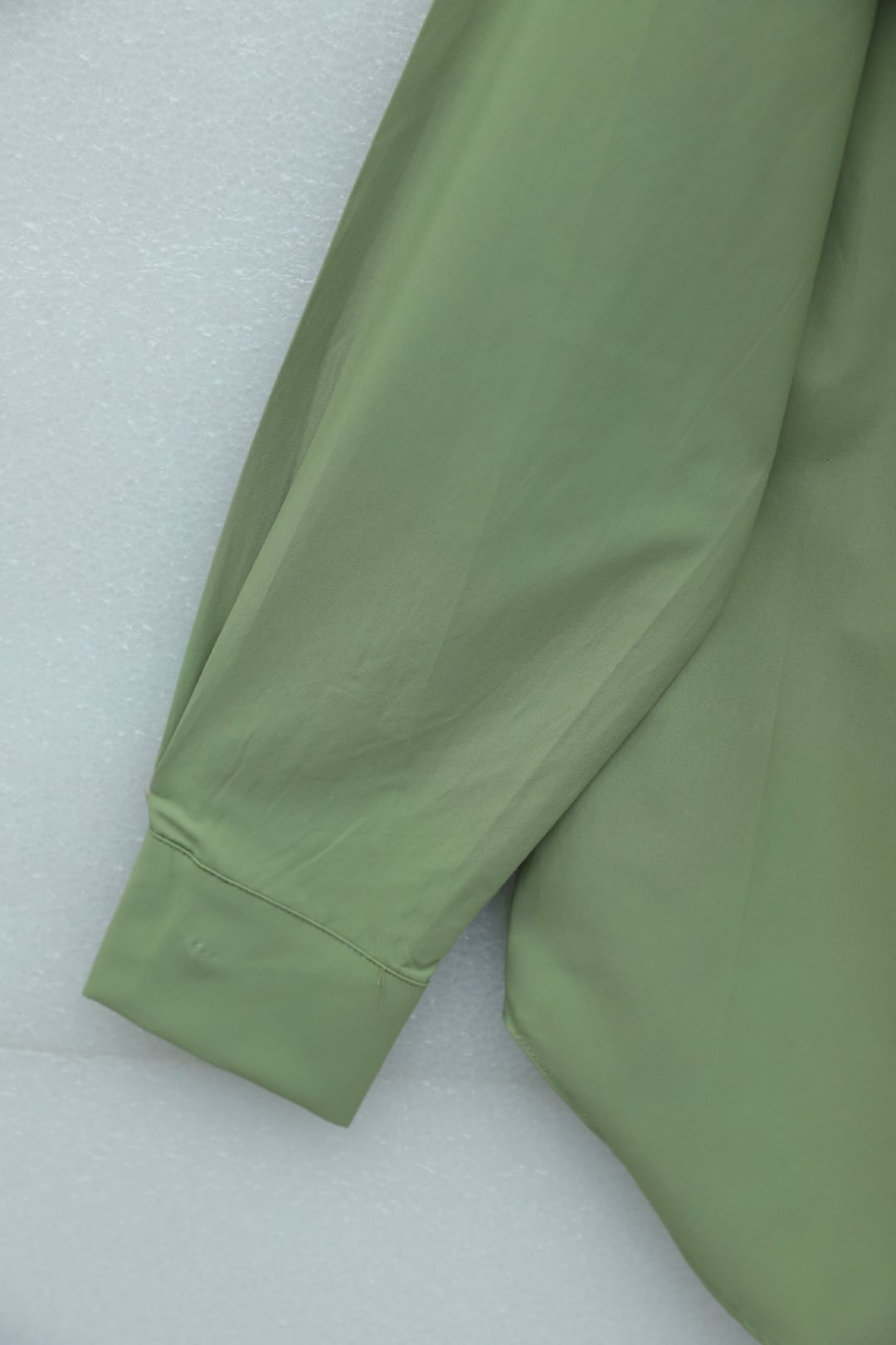 Cape Detail Buttoned Oval Cut Poplin Tunic - Olive Green and Black Set - Podyumplus - by Peralane - photo 9