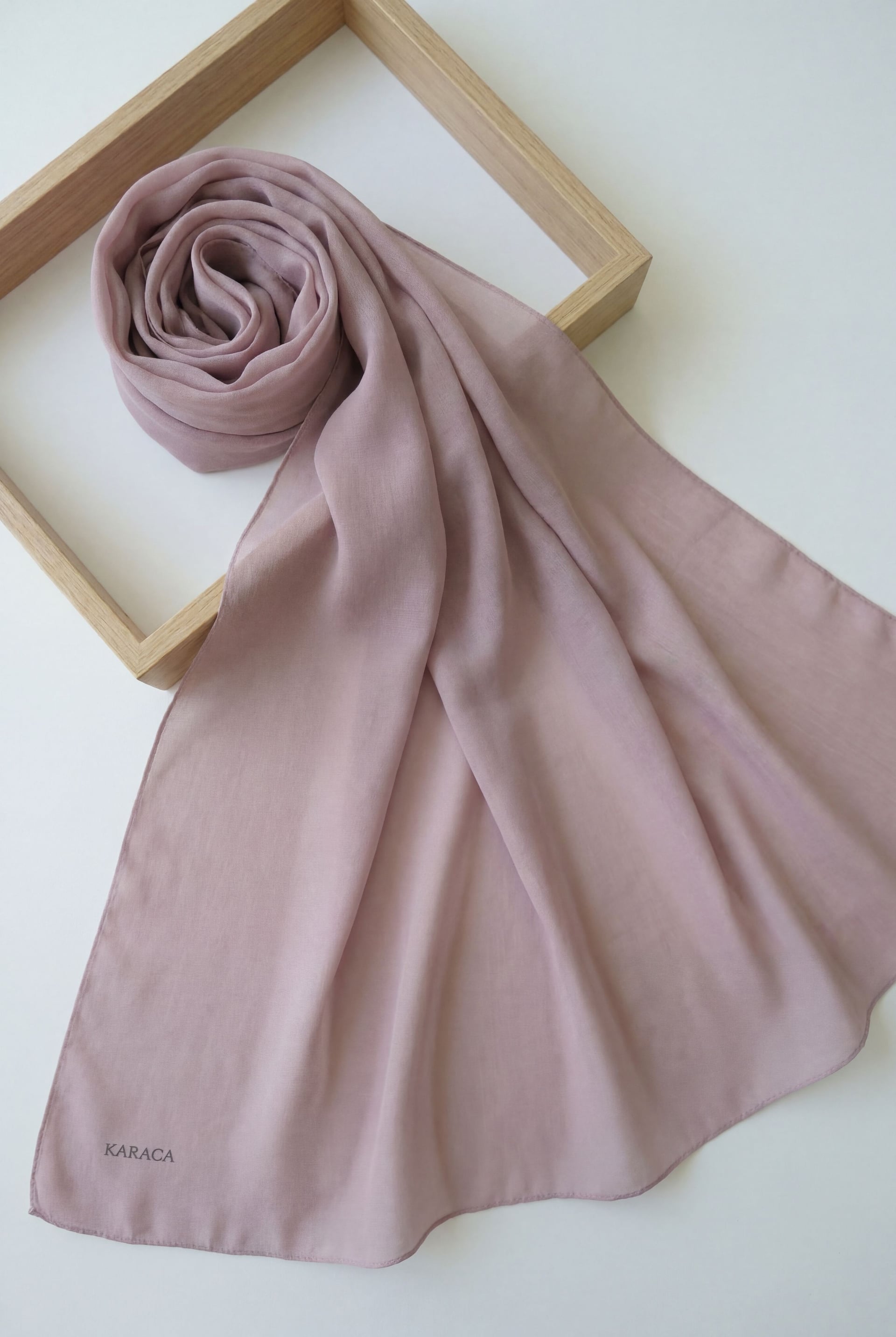 Plain Cotton Scarf - Light Lilac - Podyumplus - by Peralane