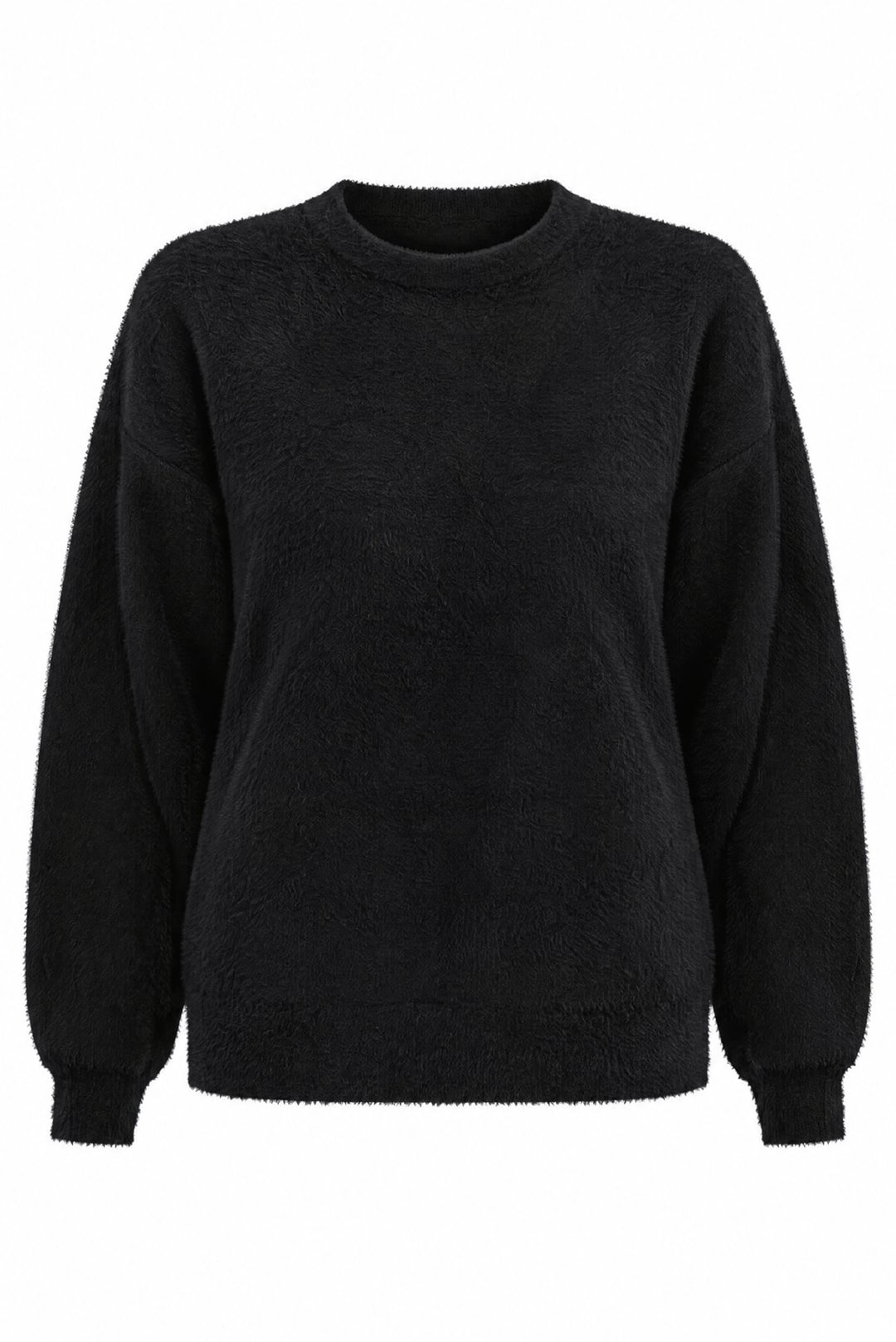 Women's Patterned Oversize Sweater 15970 - Black - Bigdart - by Peralane - photo 3