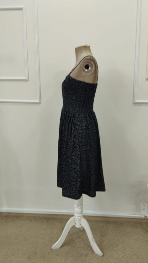 Women's Sleeveless Polka Dot Dress with Spaghetti Straps - Janes - by Peralane - photo 6