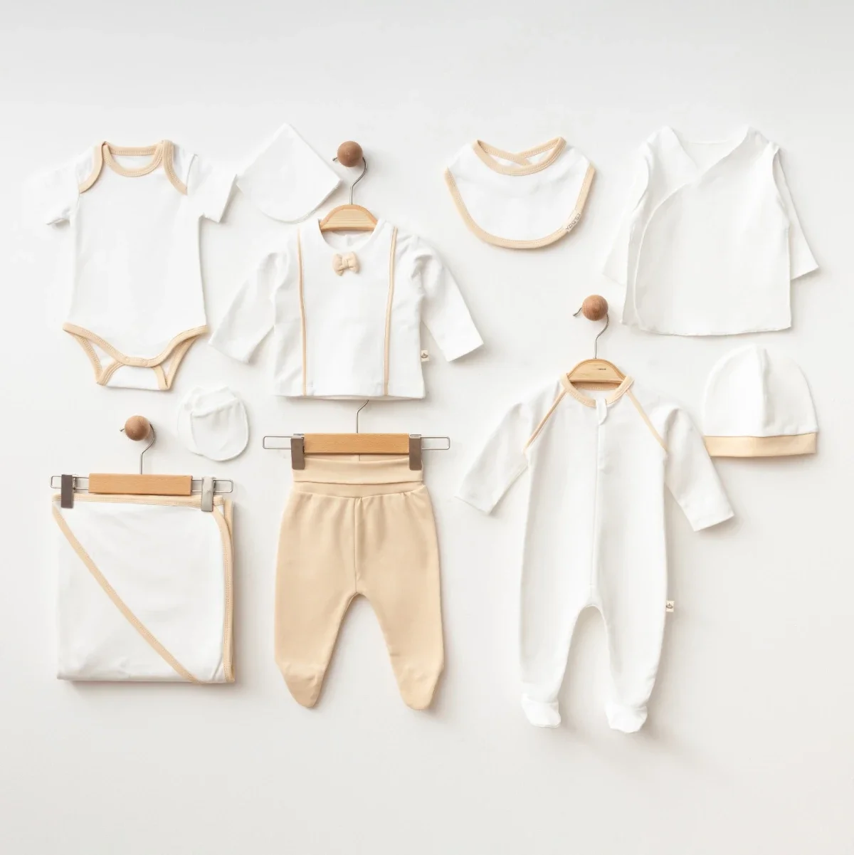 Organic 10 Pieces Newborn Set - ESL-2053 - Eslenza - by Peralane