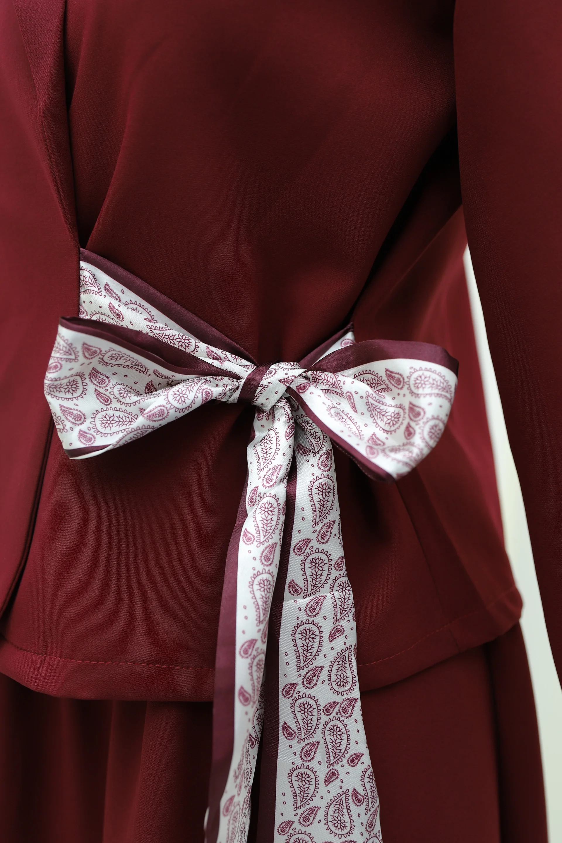Women's Two-Piece Blazer and Skirt Set in Deep Red - Podyumplus - by Peralane - photo 5