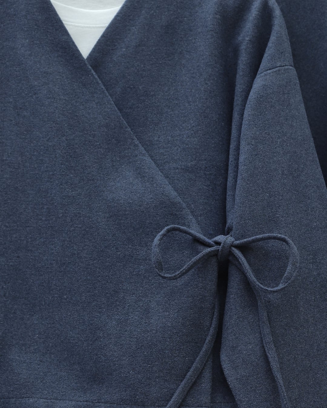 Wrap-Front Skirted Kimono Set - Indigo - Podyumplus - by Peralane - photo 3