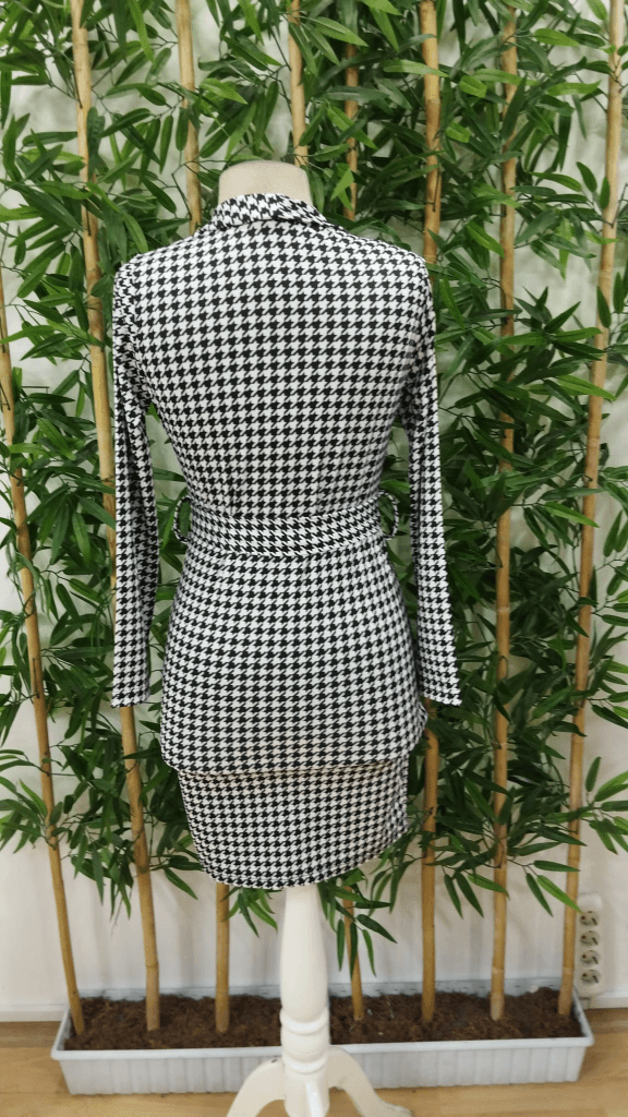 Women's Long Sleeve Wrap Blazer Mini Dress with Belt - Janes - by Peralane - photo 23