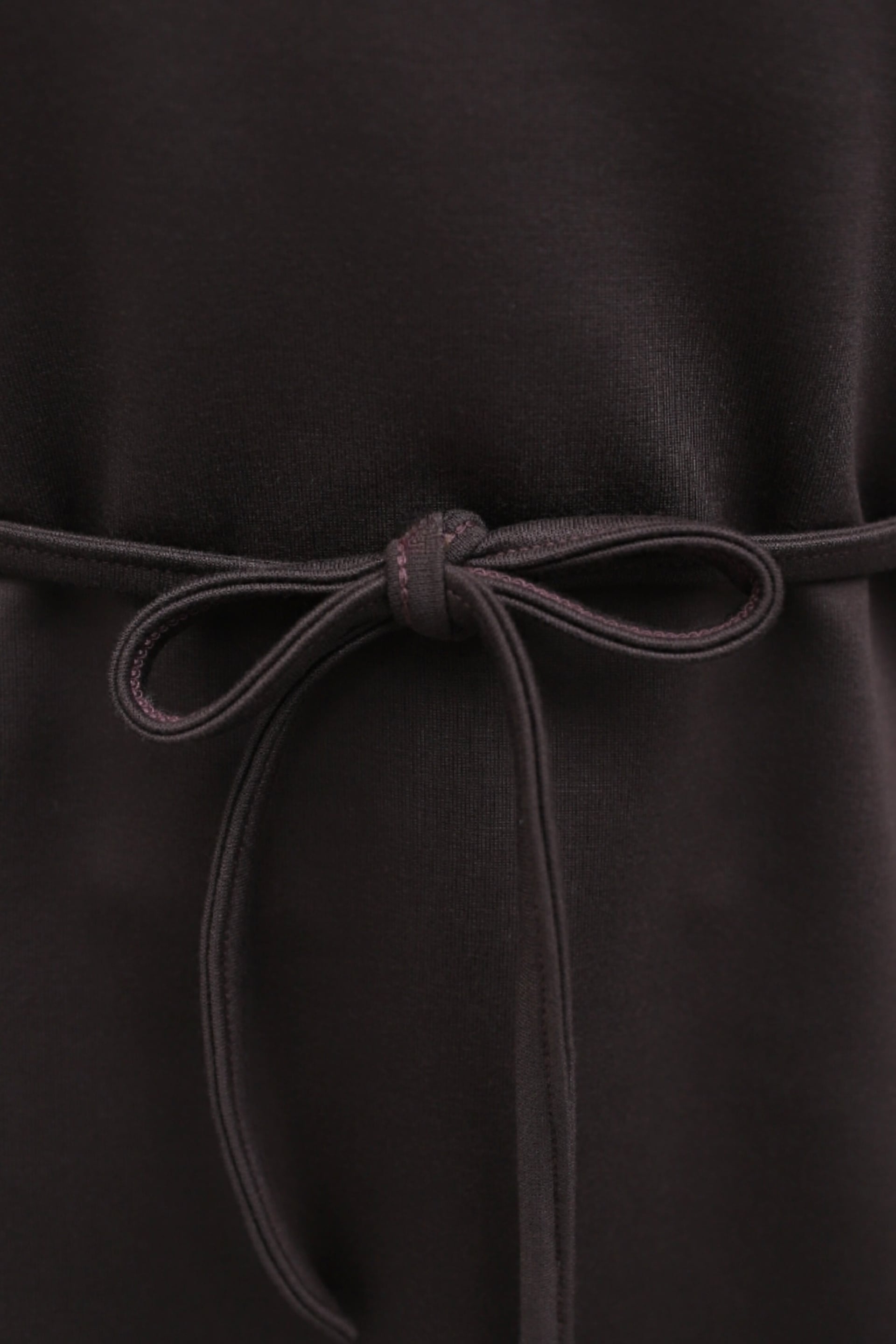 Embroidered Belted Jersey Two-Piece Set with Skirt - Cherry - Podyumplus - by Peralane - photo 6