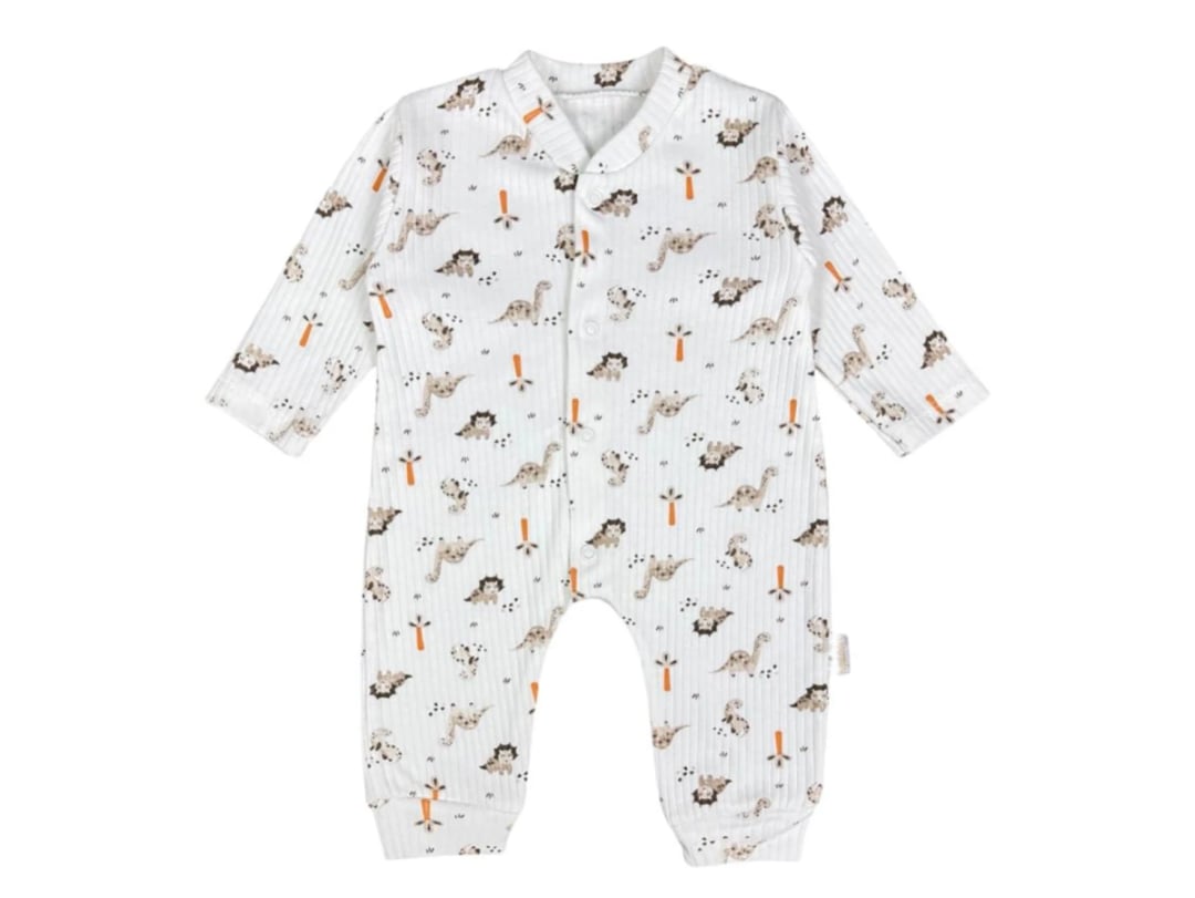 Dino Print Baby Romper Pack of 3 - Supermini - by Peralane