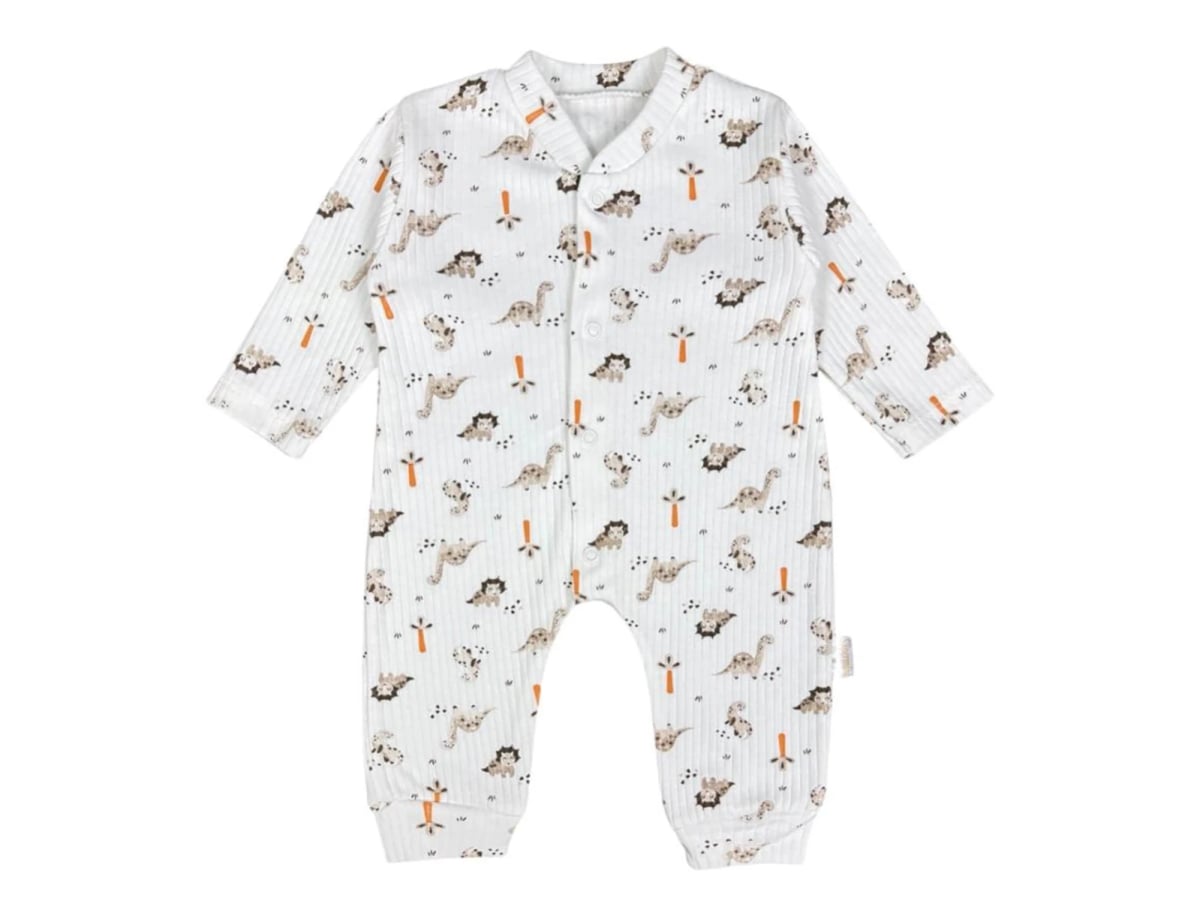 Dino Print Baby Romper Pack of 3 - Supermini - by Peralane
