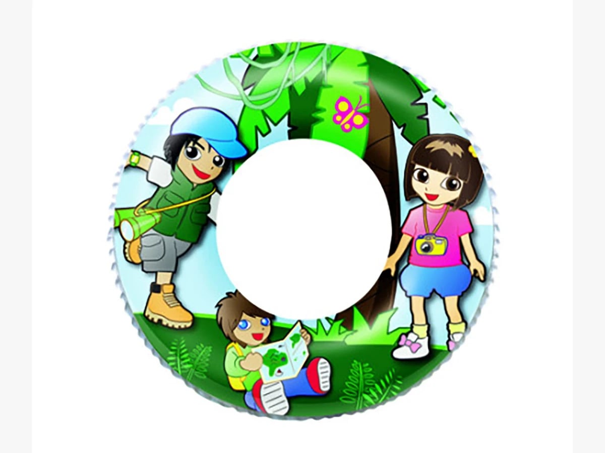 Kids Jungle Scene Pool Float 61 cm - Lyrax Kids - by Peralane