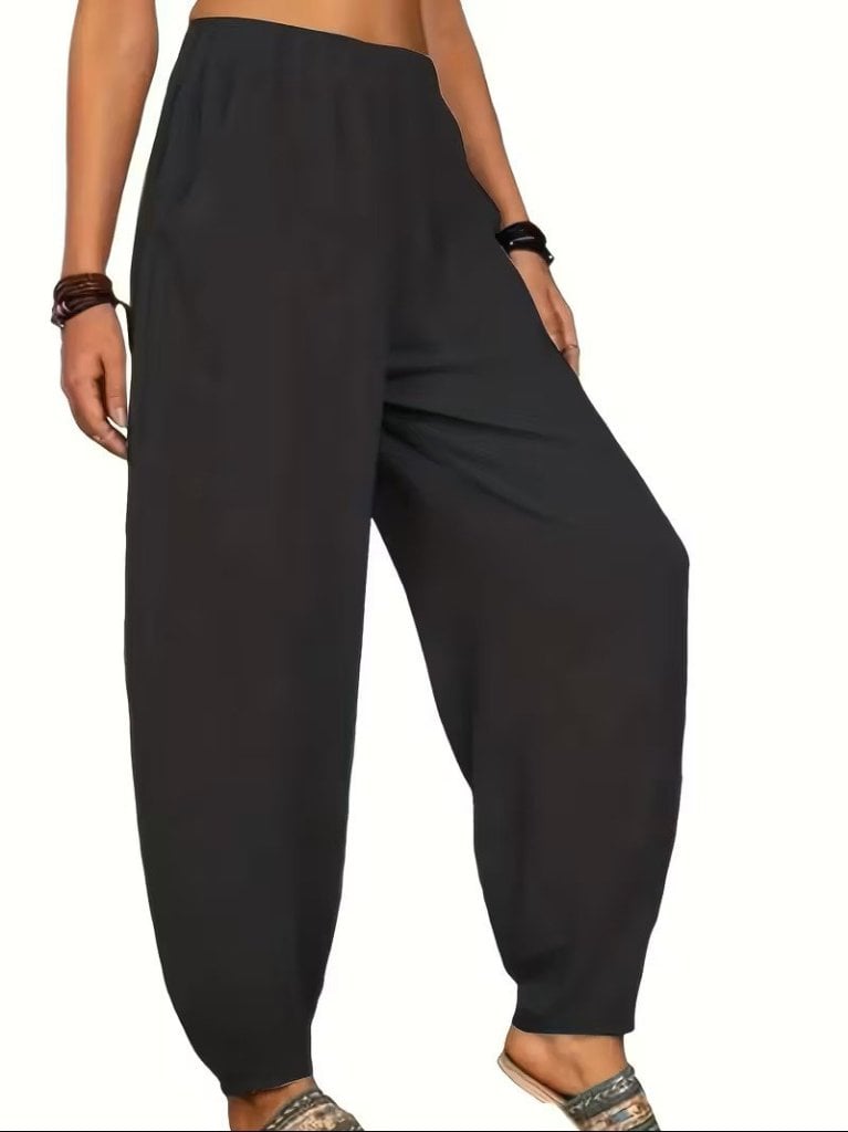 Women's High-Waist Patch Pocket Wide-Leg Trousers - Janes - by Peralane - photo 2
