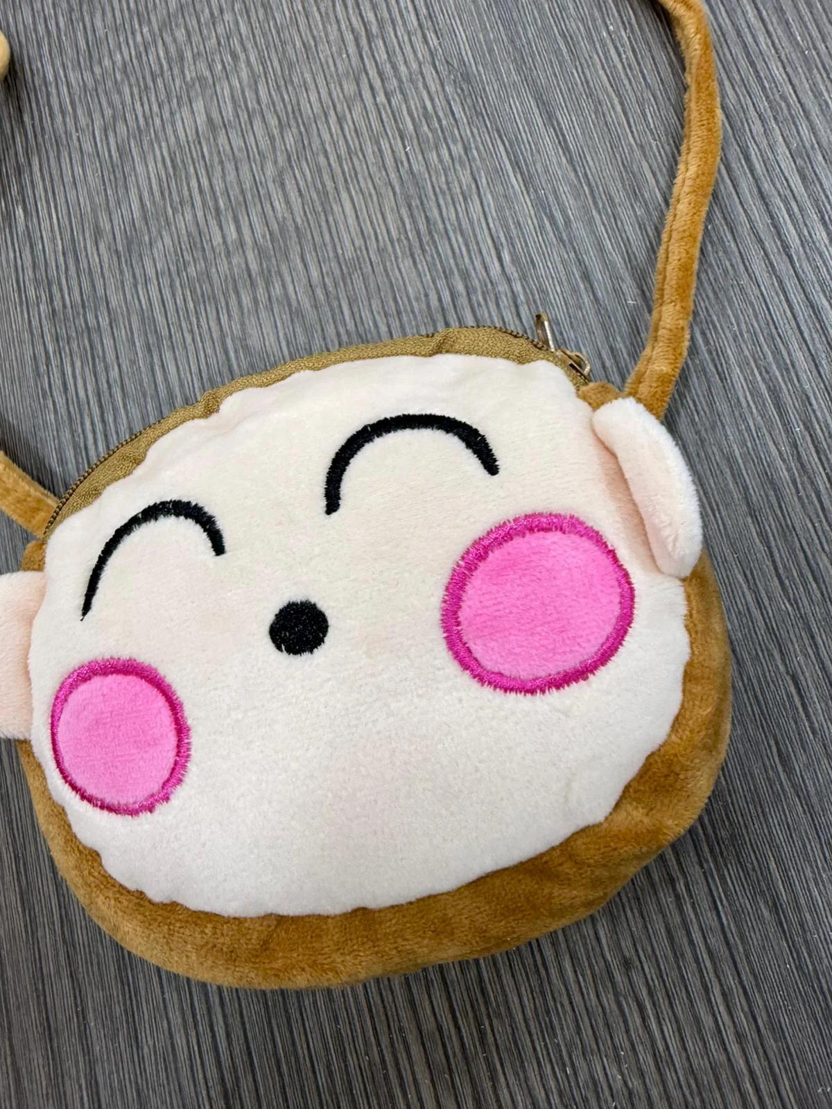 Ecru Kids Monkey Face Plush Shoulder Bag - Nesvay - by Peralane - photo 2