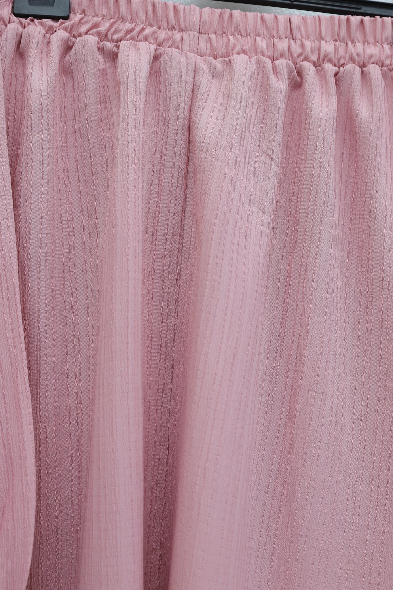 Ruffled V-Neck Tie-Front Kimono Set with Maxi Skirt - Dusty Rose Pink - Podyumplus - by Peralane - photo 7