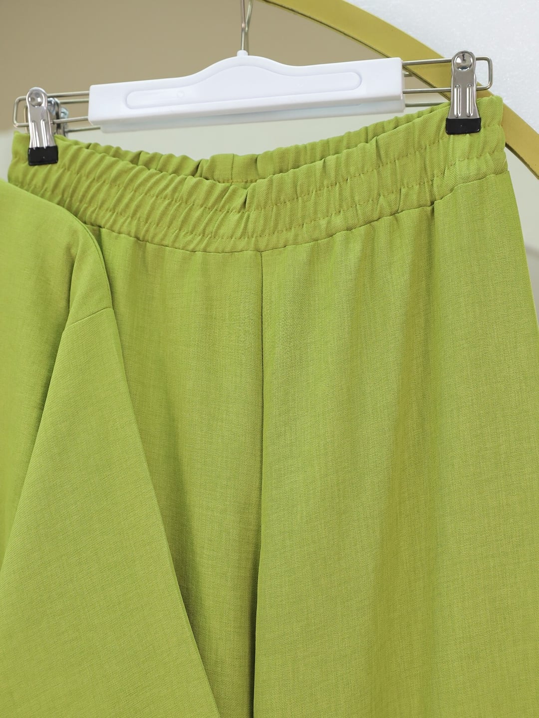 Kimono and Wide-Leg Trouser Set - Lime Green - Podyumplus - by Peralane - photo 4