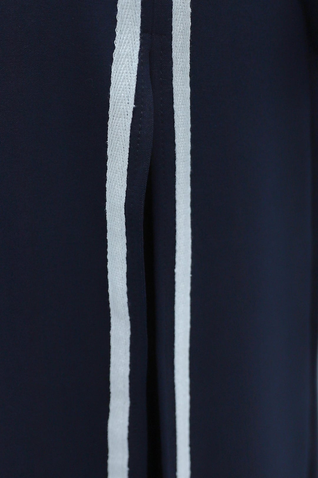 Navy Blue Striped Front-Slit Pantsuit Set - Podyumplus - by Peralane - photo 6