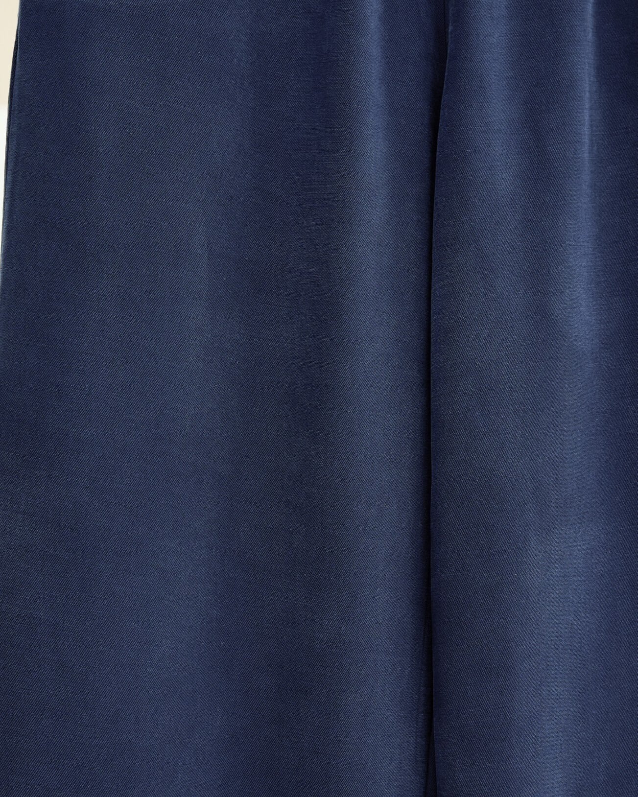 Drawstring Wide-Leg Tencel Trousers - Navy - Podyumplus - by Peralane - photo 6