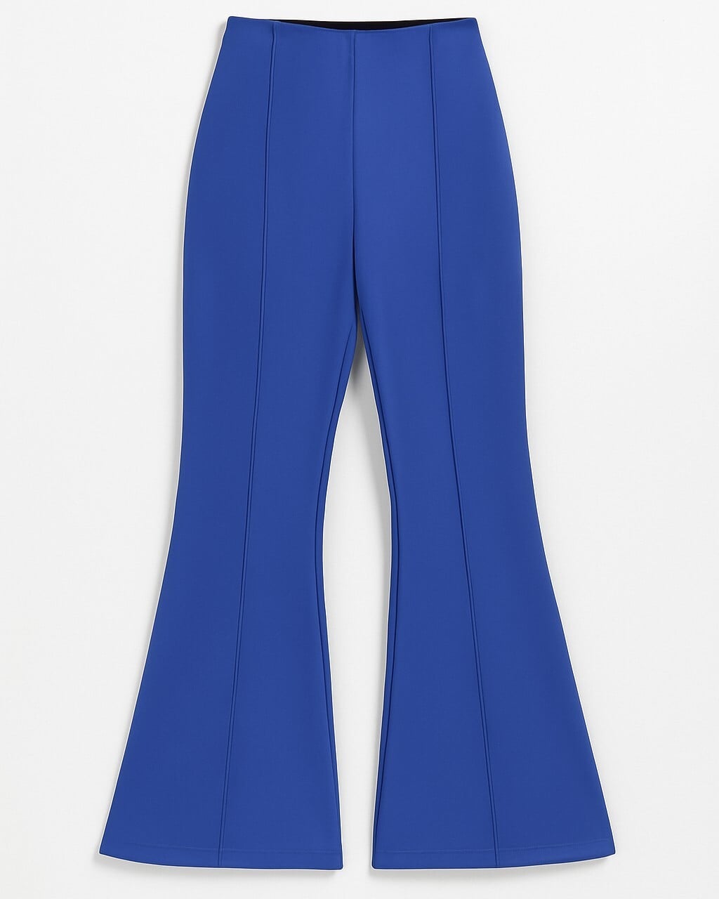 Spanish Flare Elastic Waist Stretch Trousers - Royal Blue - Podyumplus - by Peralane - photo 7