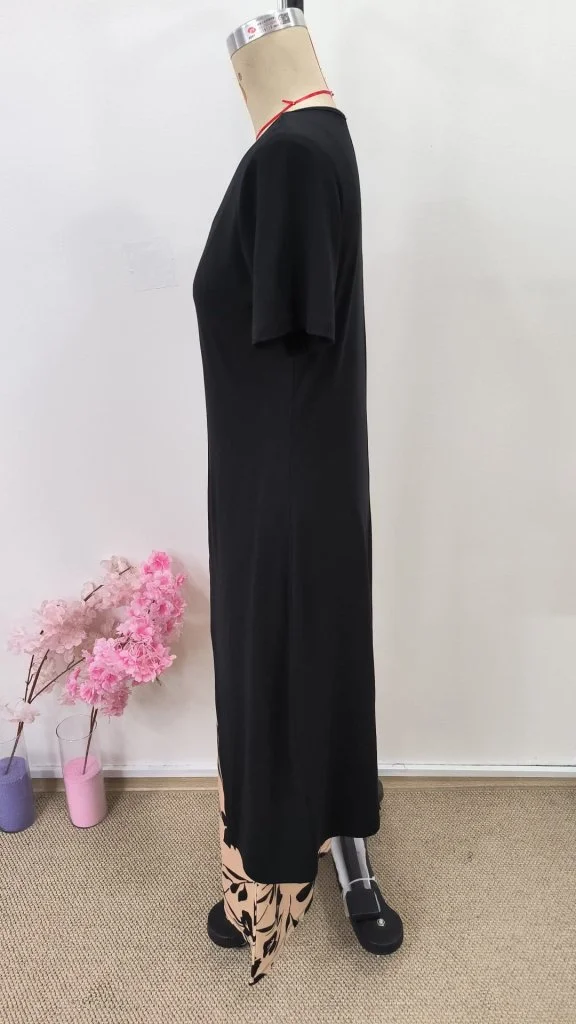 Women's Short Sleeve Viscose Tunic and Patterned Two-Thread Trousers Two-Piece Set - Janes - by Peralane - photo 7