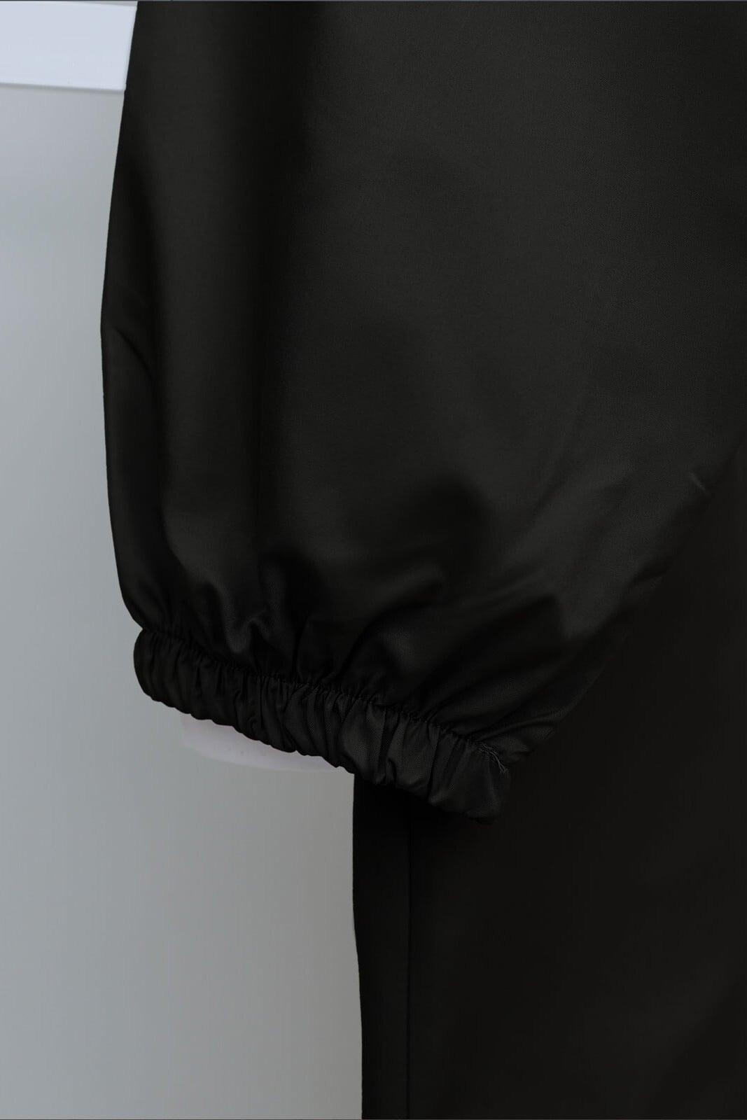 Black Full-Length Zip Hooded Long Raincoat - Podyumplus - by Peralane - photo 5