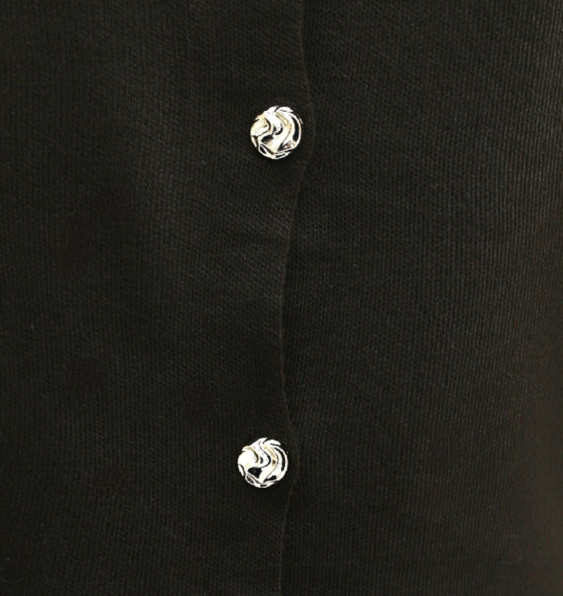 Buttoned Round Neck Knit Cardigan - Dark Brown - Podyumplus - by Peralane - photo 6
