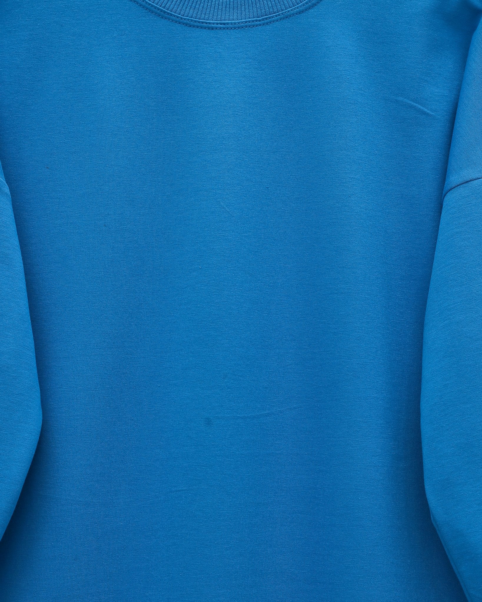 Round Neck Bow Detail Casual Knit Tunic - Blue - Podyumplus - by Peralane - photo 6