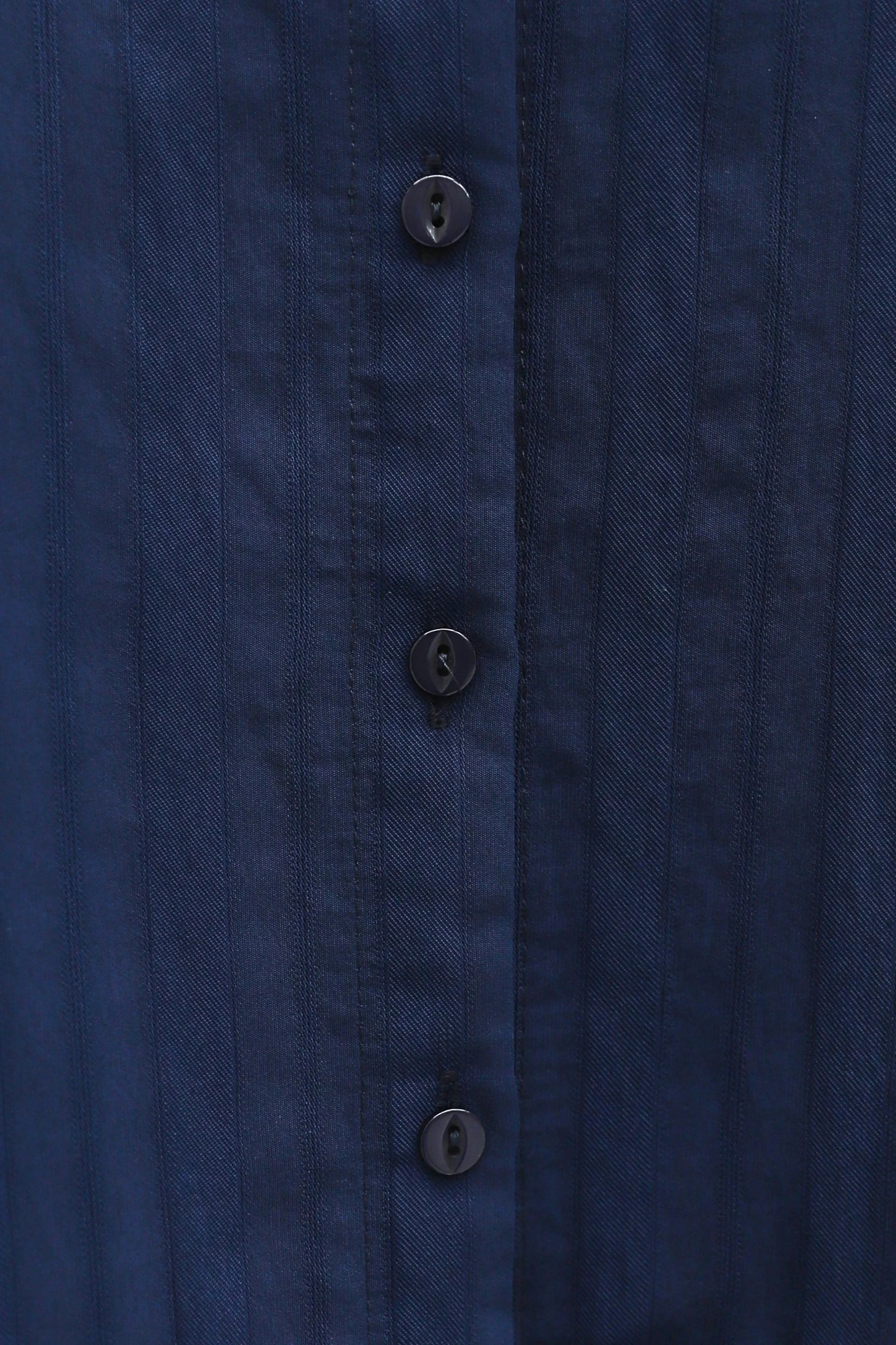 Oversize Long-Back Button Blouse - Navy - Podyumplus - by Peralane - photo 8