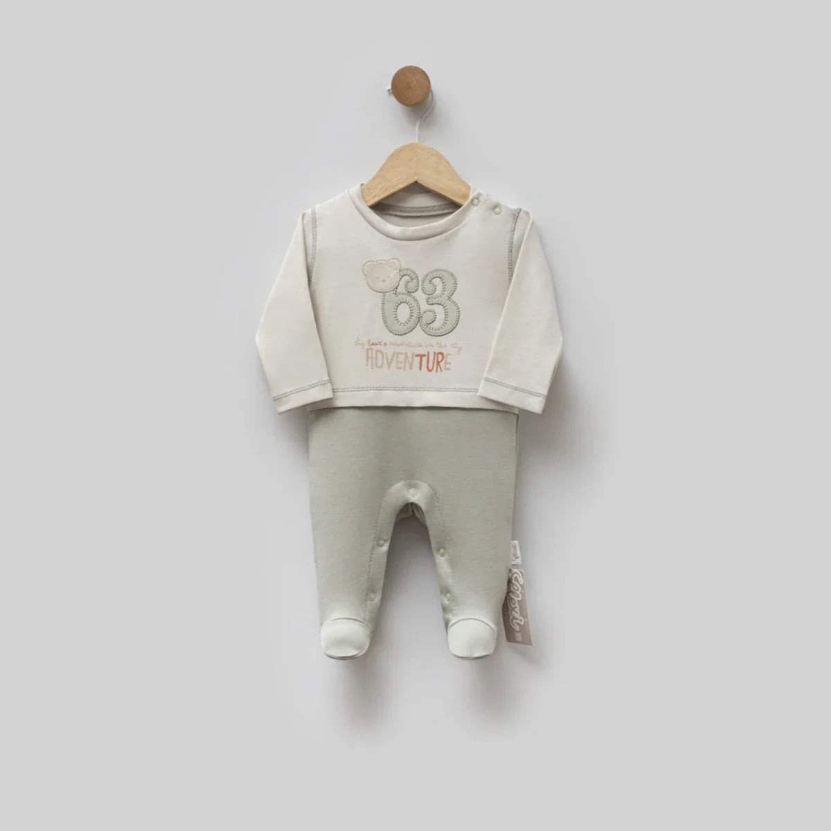 Baby Footed Romper with Adventure Print - Pack of 3 - Flexi Baby - by Peralane