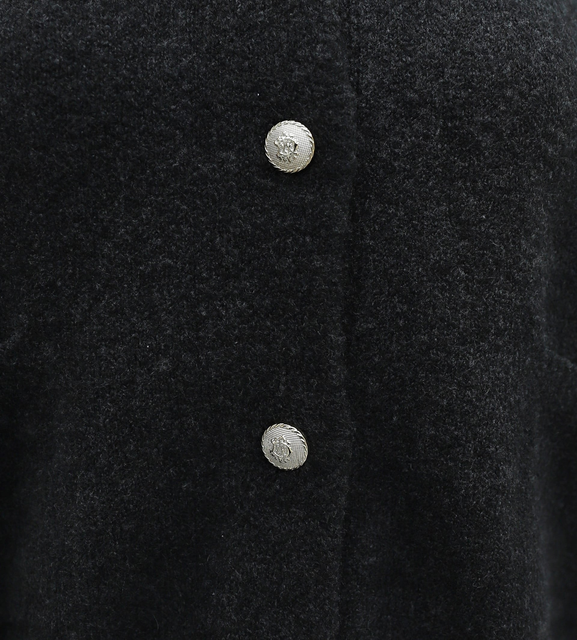 Double Pocket Shirt Collar Buttoned Knit Cardigan - Anthracite - Podyumplus - by Peralane - photo 5