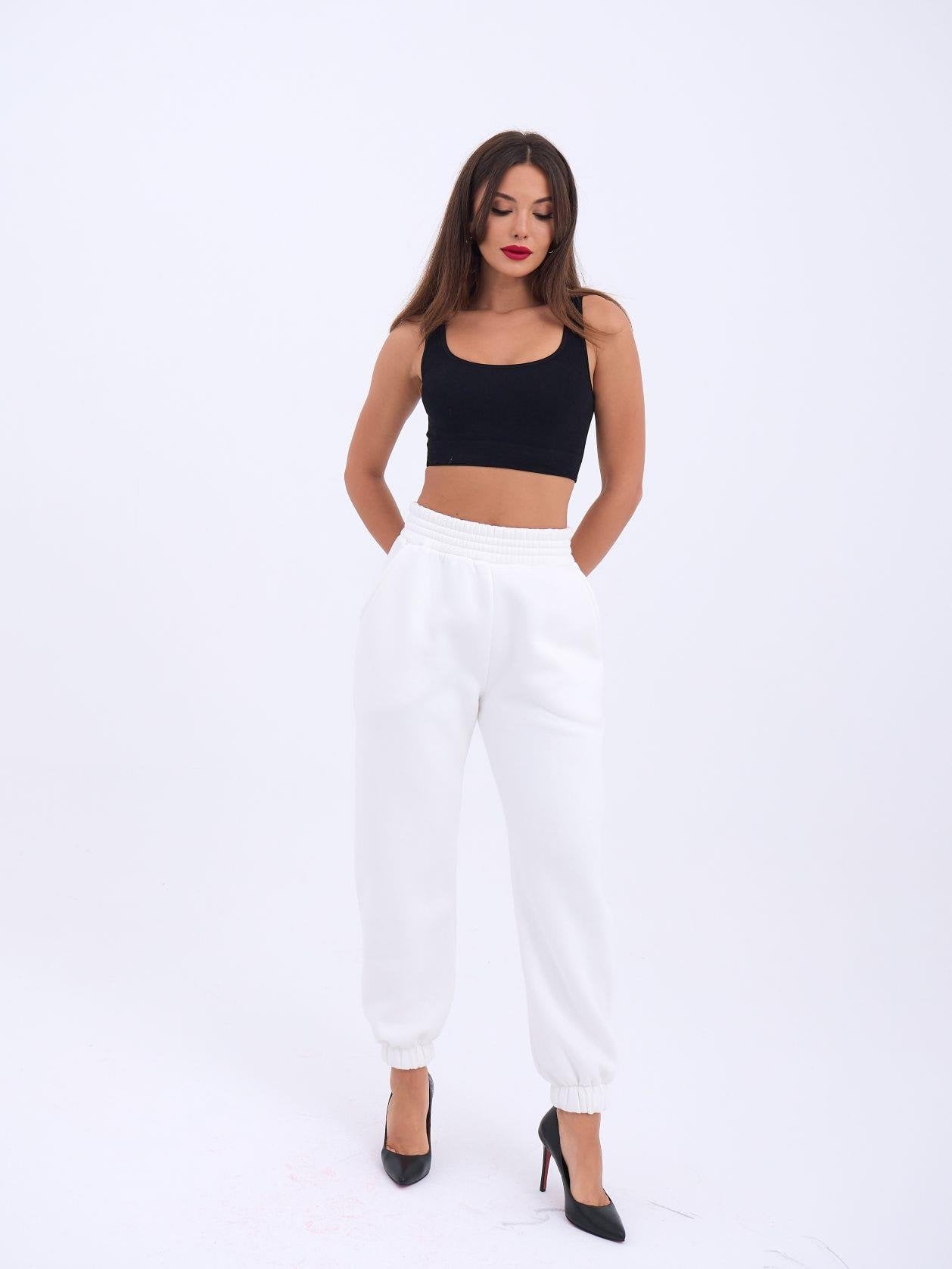 Women's Two-Piece Loungewear Set - Ecru - Fame - by Peralane - photo 4