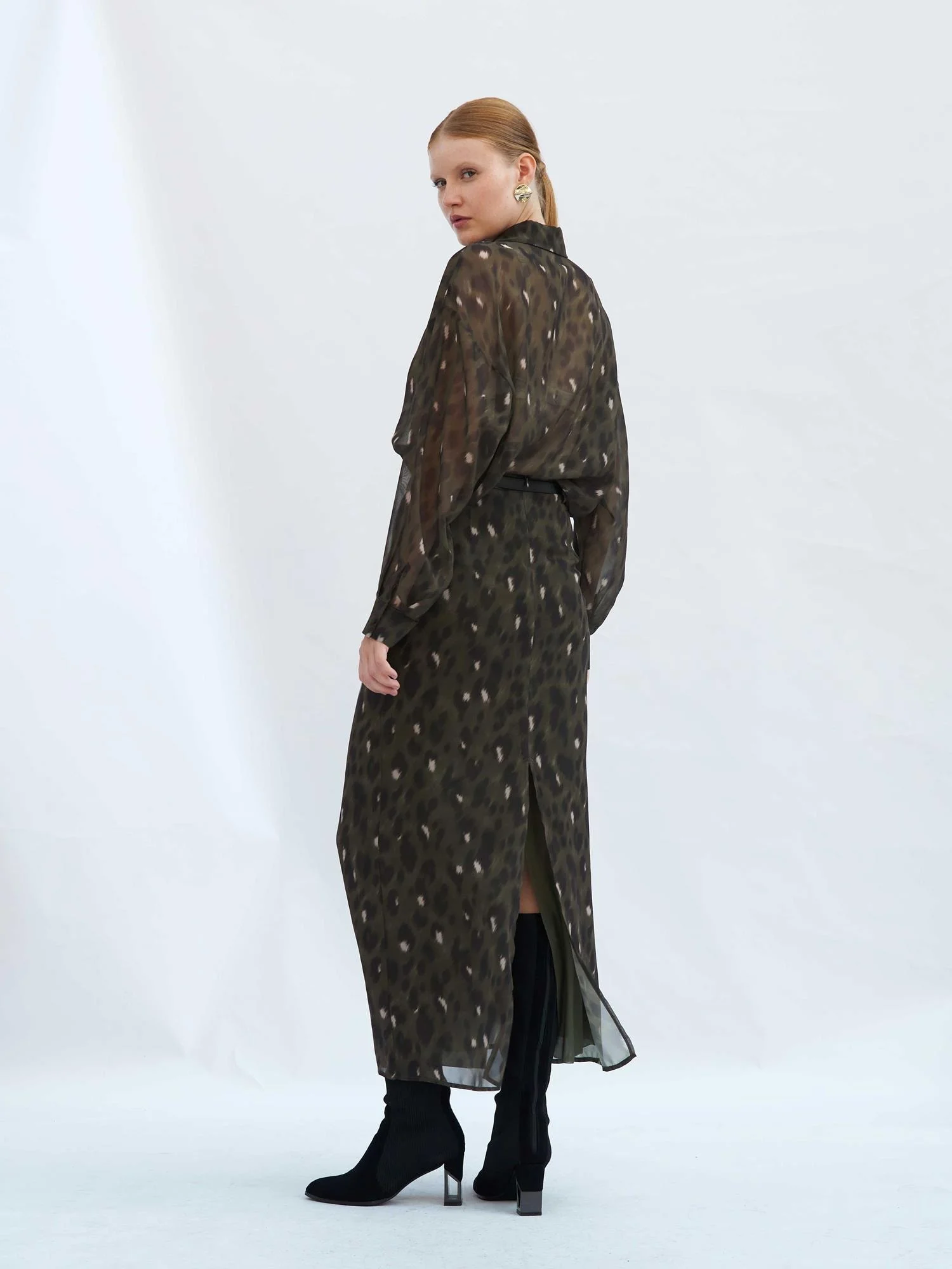 Polka Dot Print Maxi Skirt - Lefon - by Peralane - photo 4