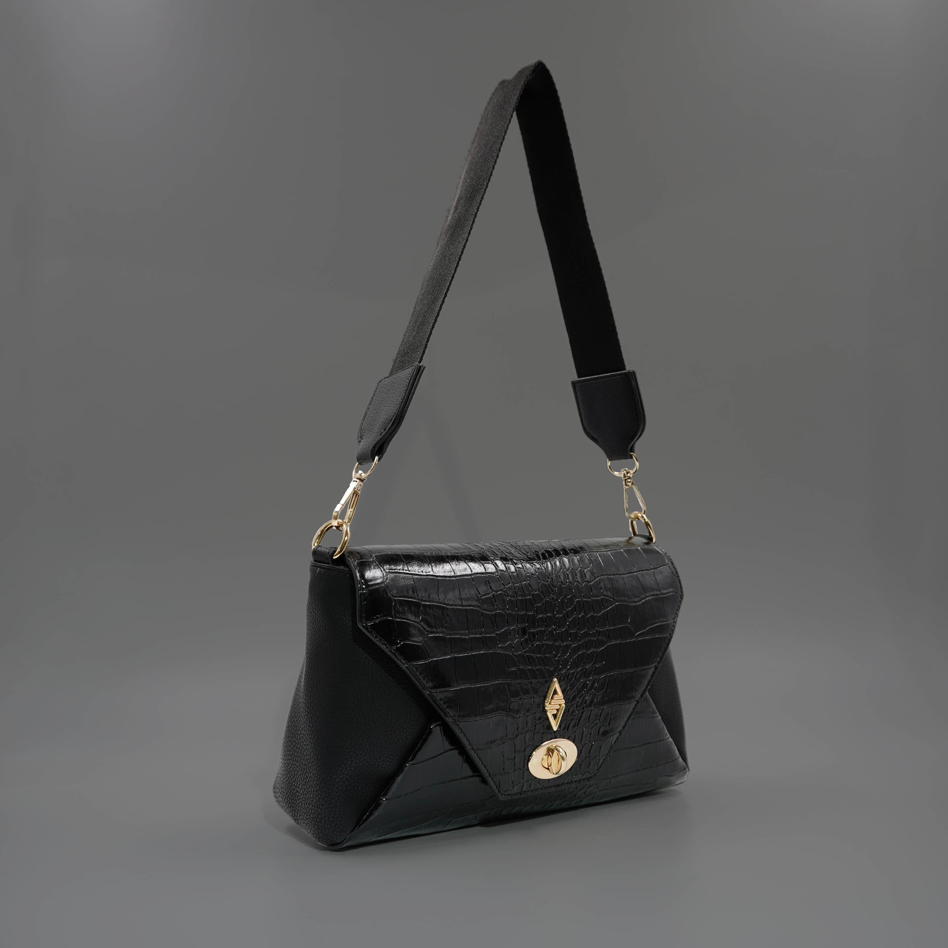 Black Women's Shoulder Bag 6142 - Aron Atelier - by Peralane - photo 5