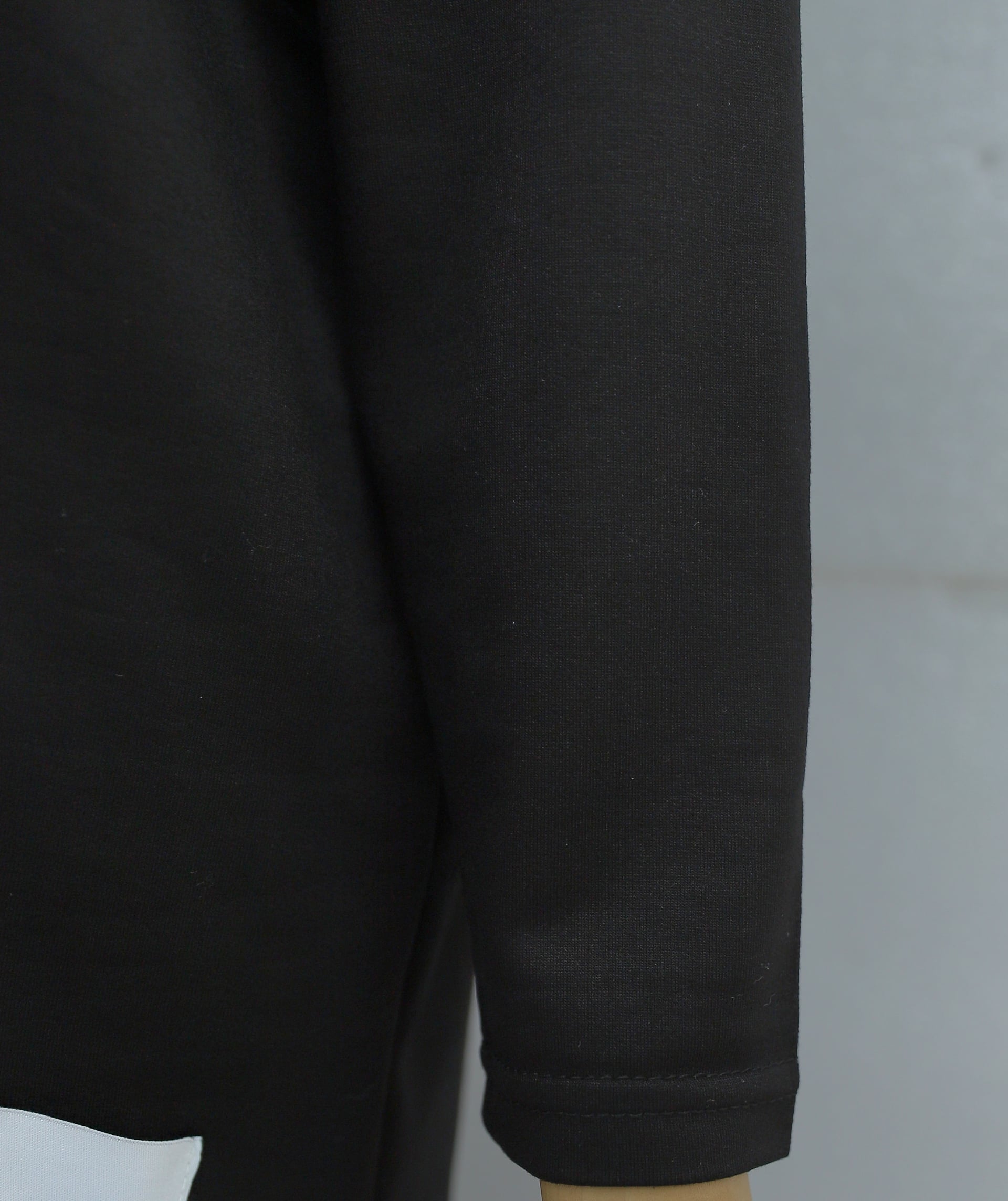 Women's Round Neck Long Back Top and Pants Set with Pockets - Black - Podyumplus - by Peralane - photo 4