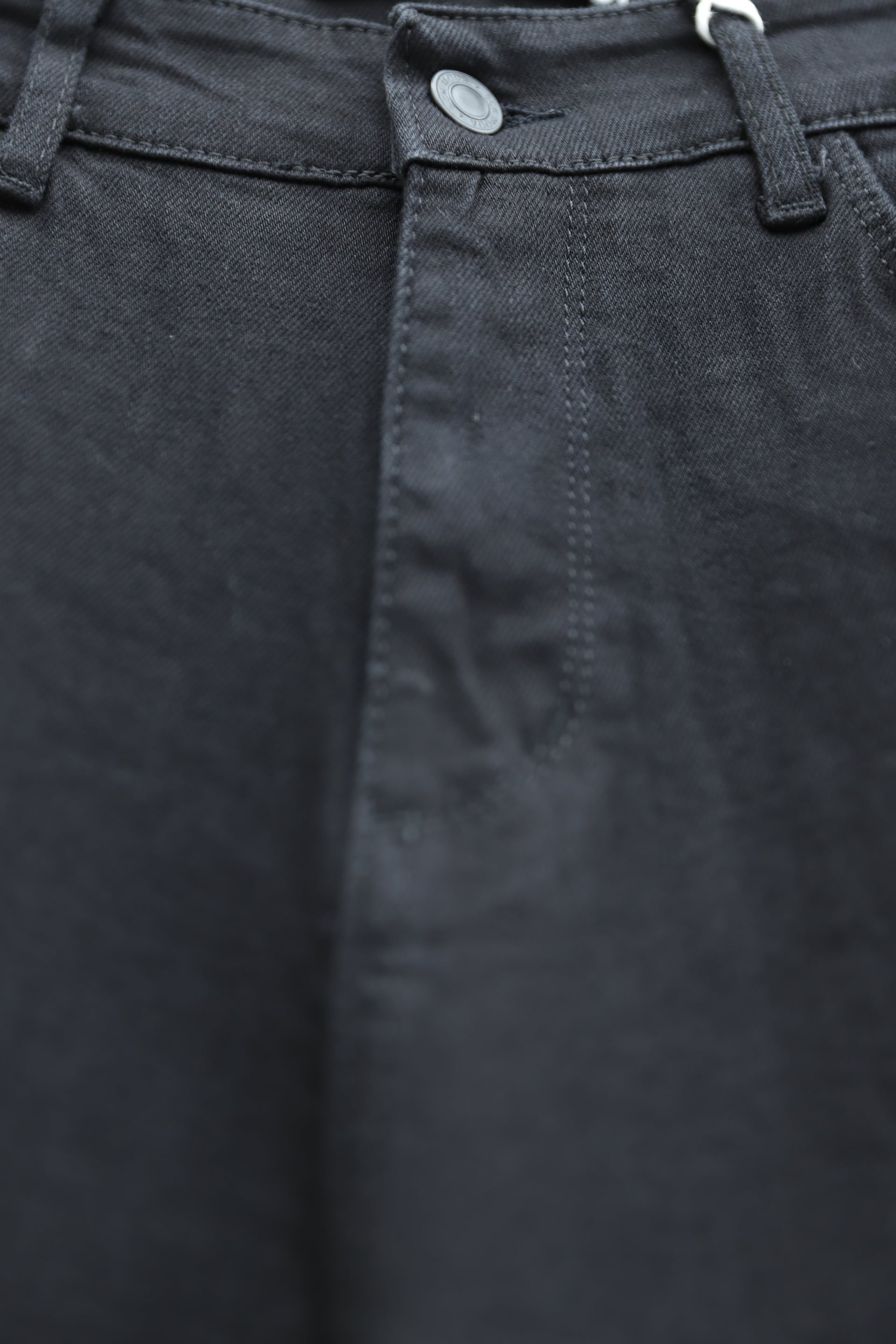 High-Waisted Straight-Leg Pocket Jeans - Black - Podyumplus - by Peralane - photo 5