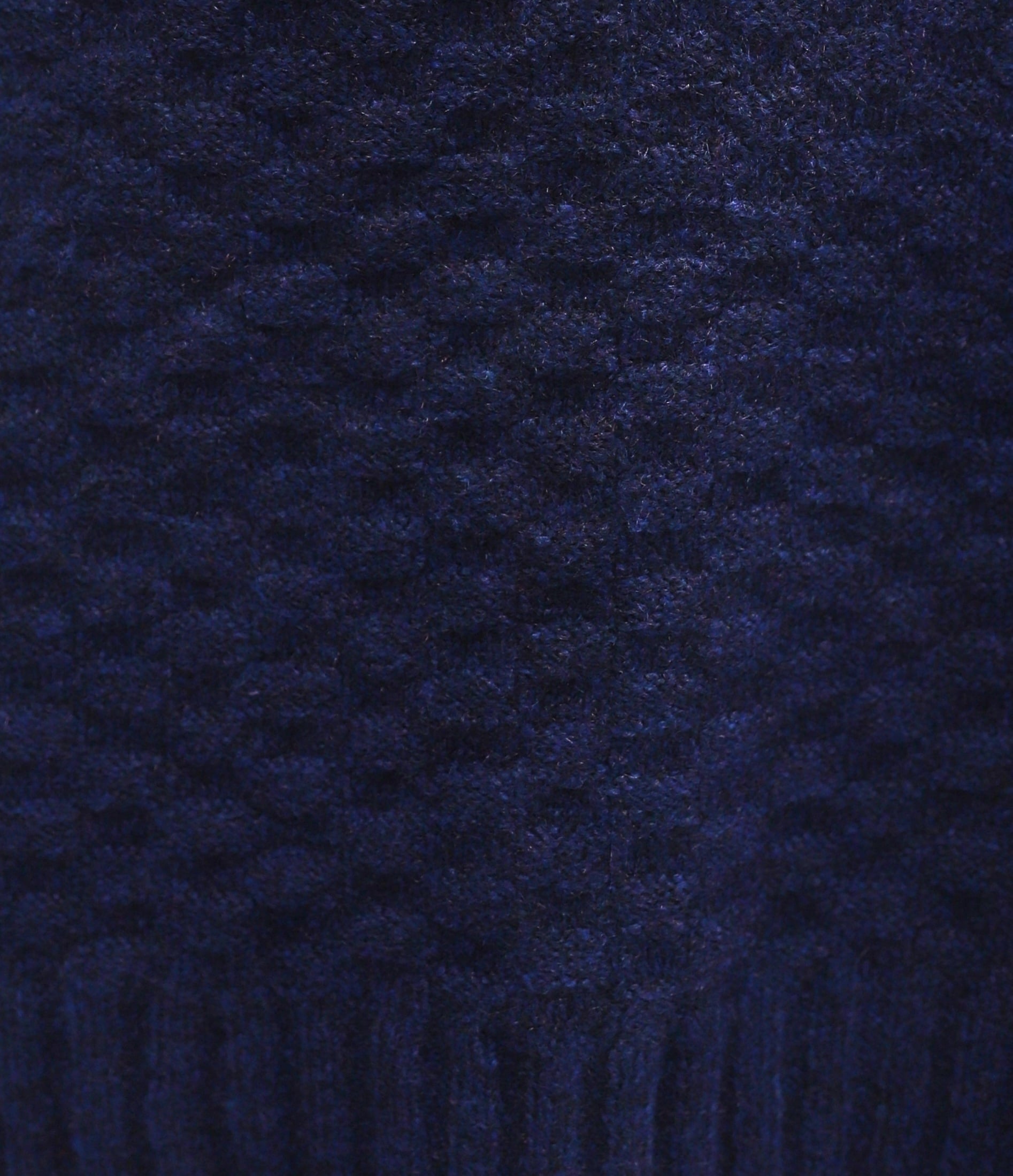 Round Neck Ribbed Hem Casual Knit Tunic - Navy - Podyumplus - by Peralane - photo 6