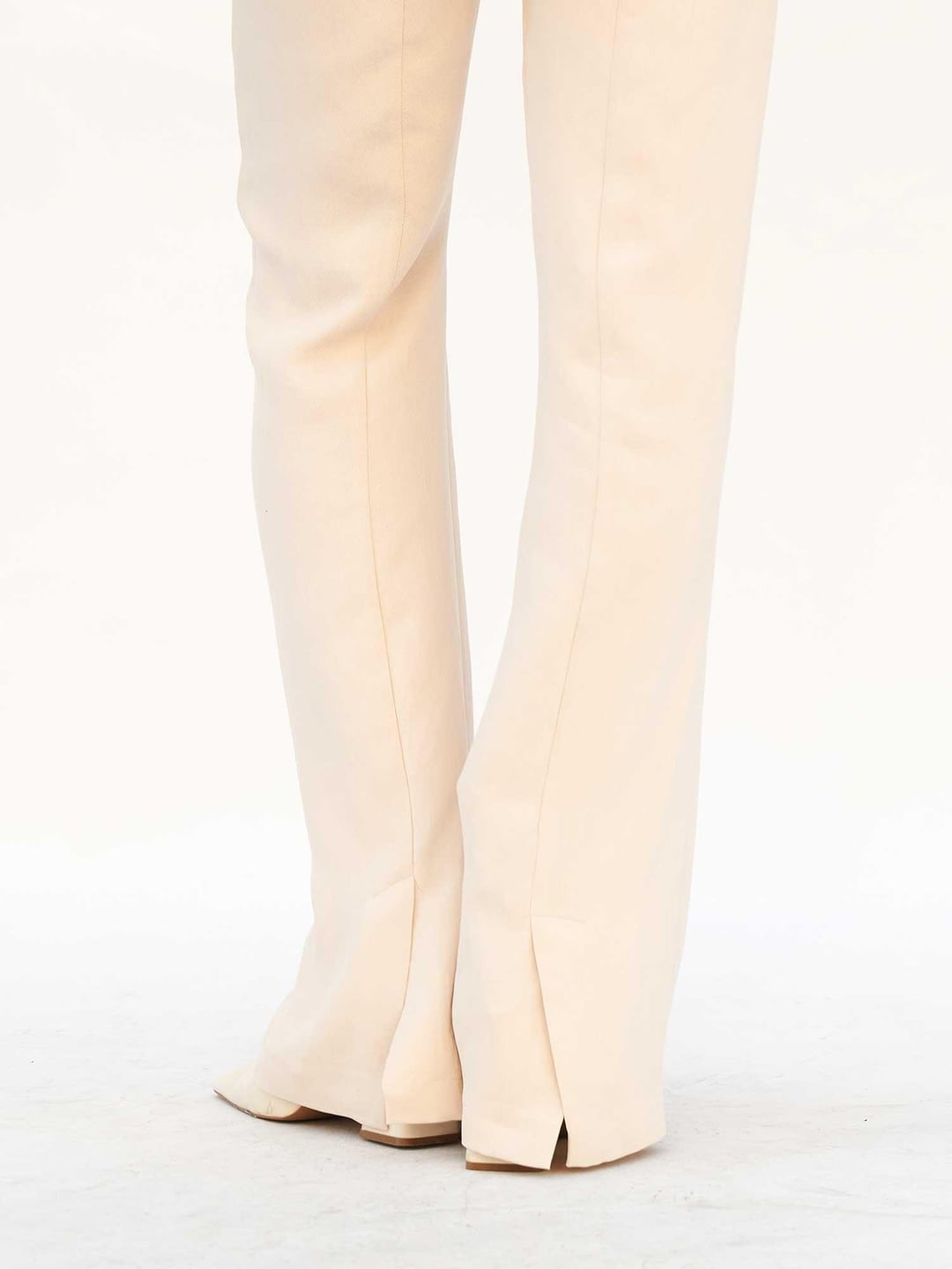 Beige Striped Blazer and Trousers Suit Set - Lefon - by Peralane - photo 10