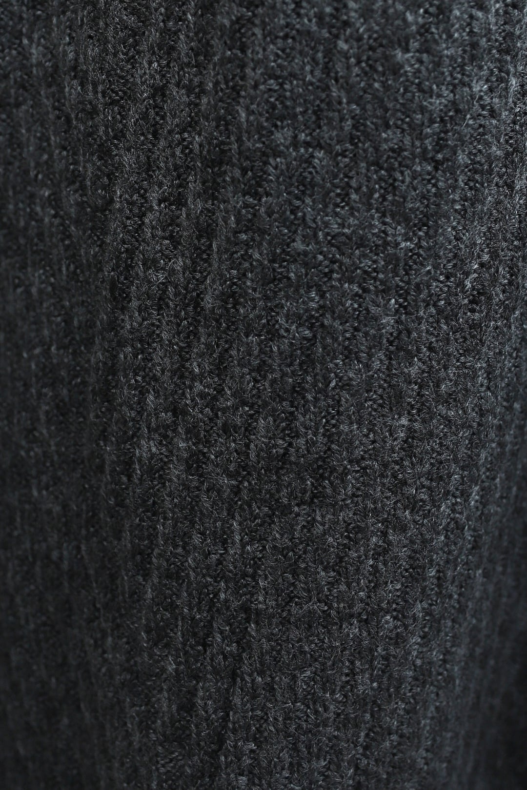 Bike Neck Patterned Relaxed Knit Tunic - Dark Grey - Podyumplus - by Peralane - photo 6