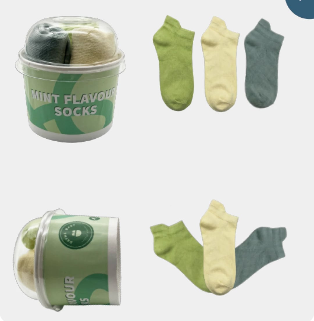 Unisex Kids Cupcake Theme Premium Cotton Ankle Sock Set - Defne - by Peralane