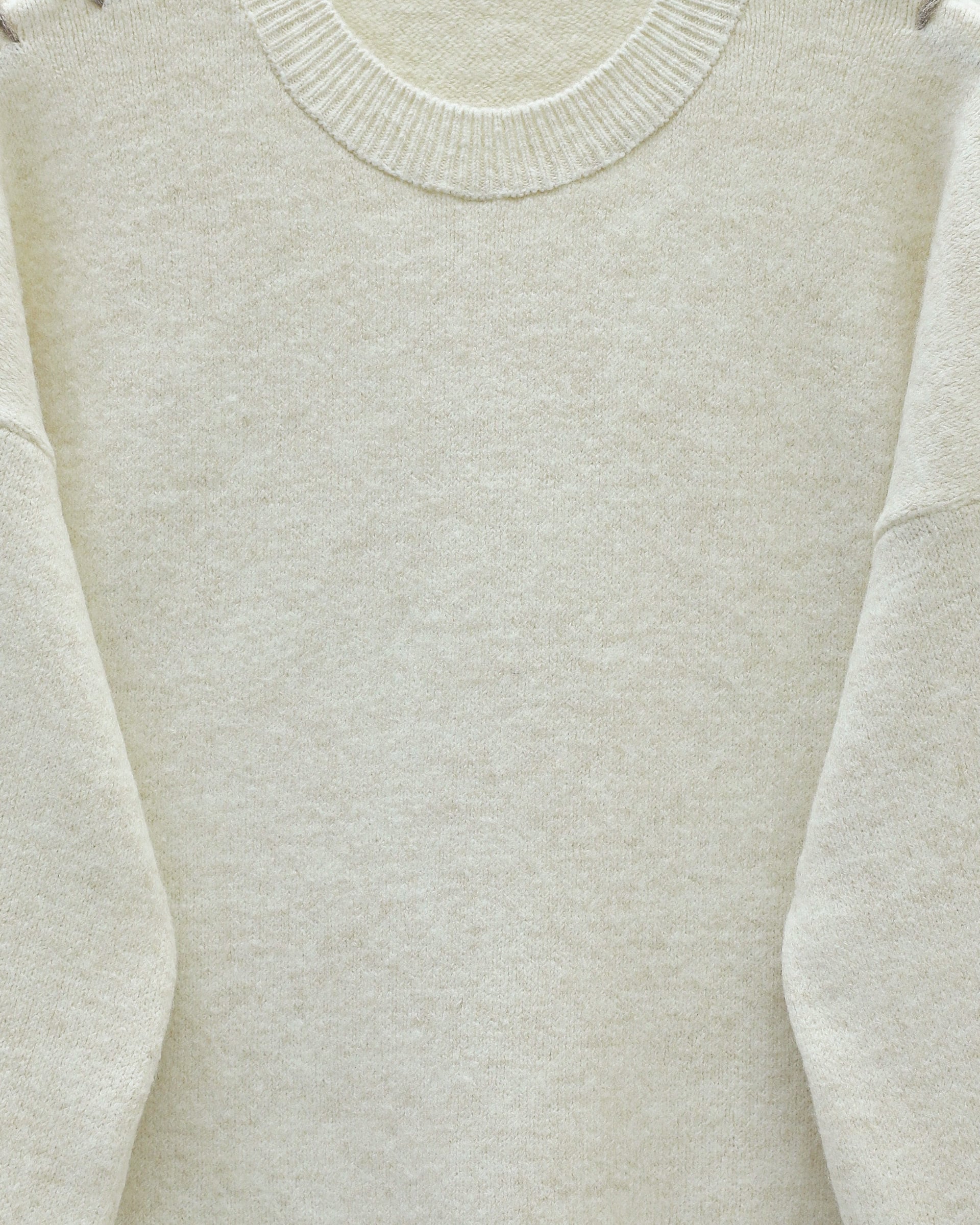 Cream Striped Knit Tunic with Trousers - Women's Two-Piece Set - Podyumplus - by Peralane - photo 4