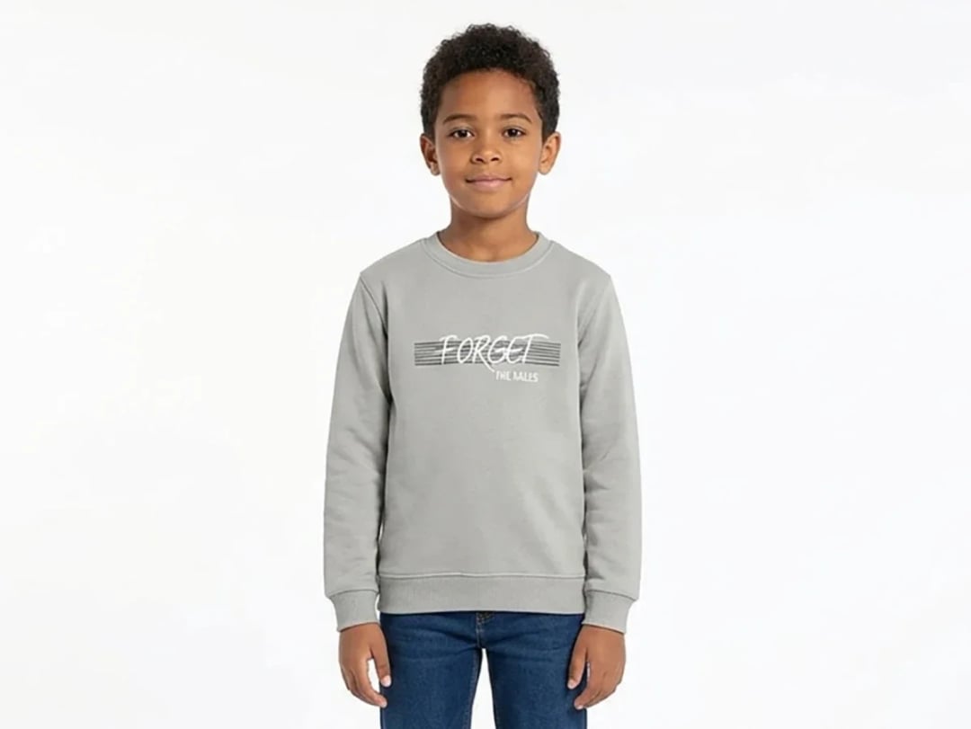 Forget Print Brushed 3-Thread Boys' Sweatshirt - Tanem Kids - by Peralane