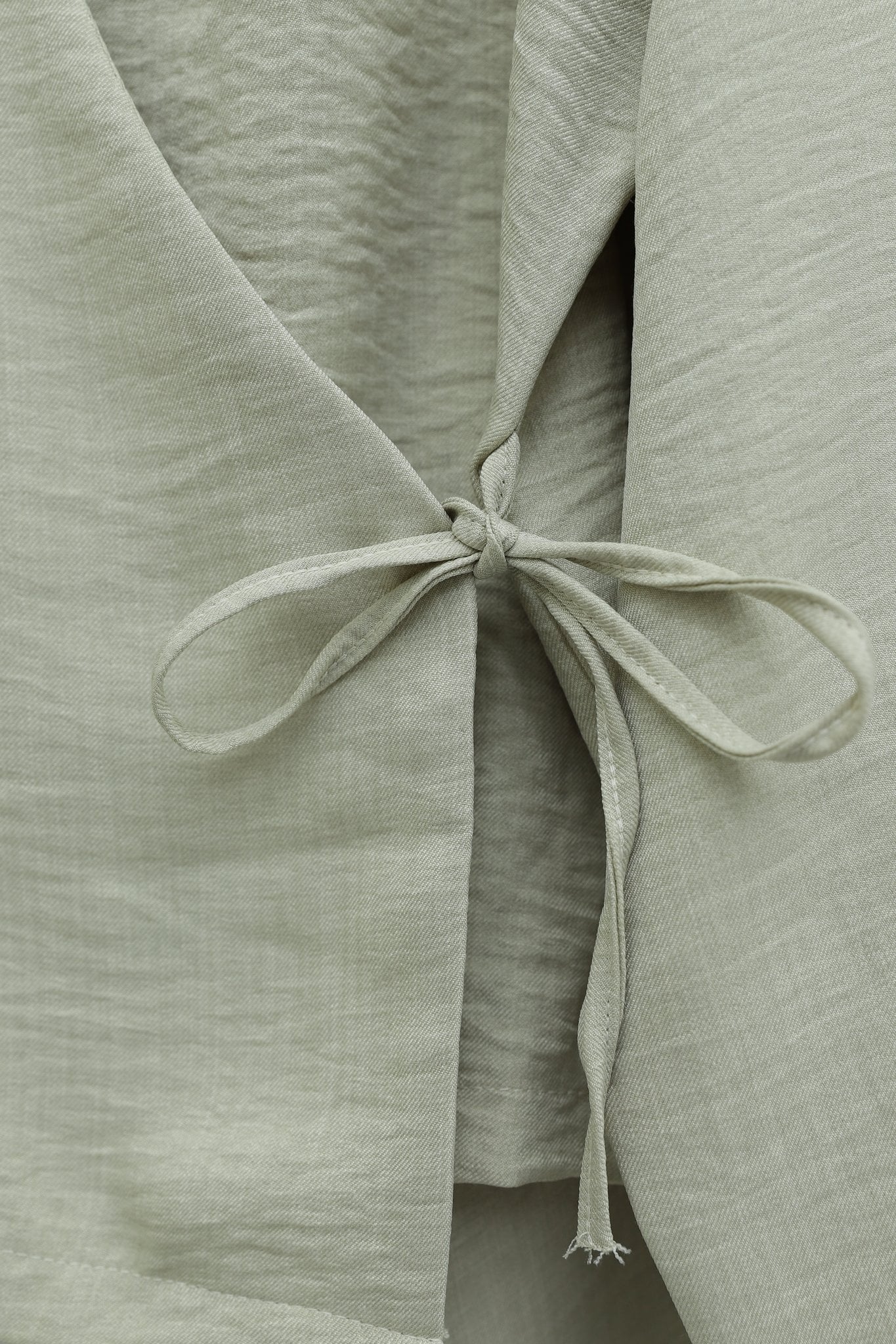 Side-Tie Linen Look Two-Piece Set with Maxi Skirt - Stone Color - Podyumplus - by Peralane - photo 7