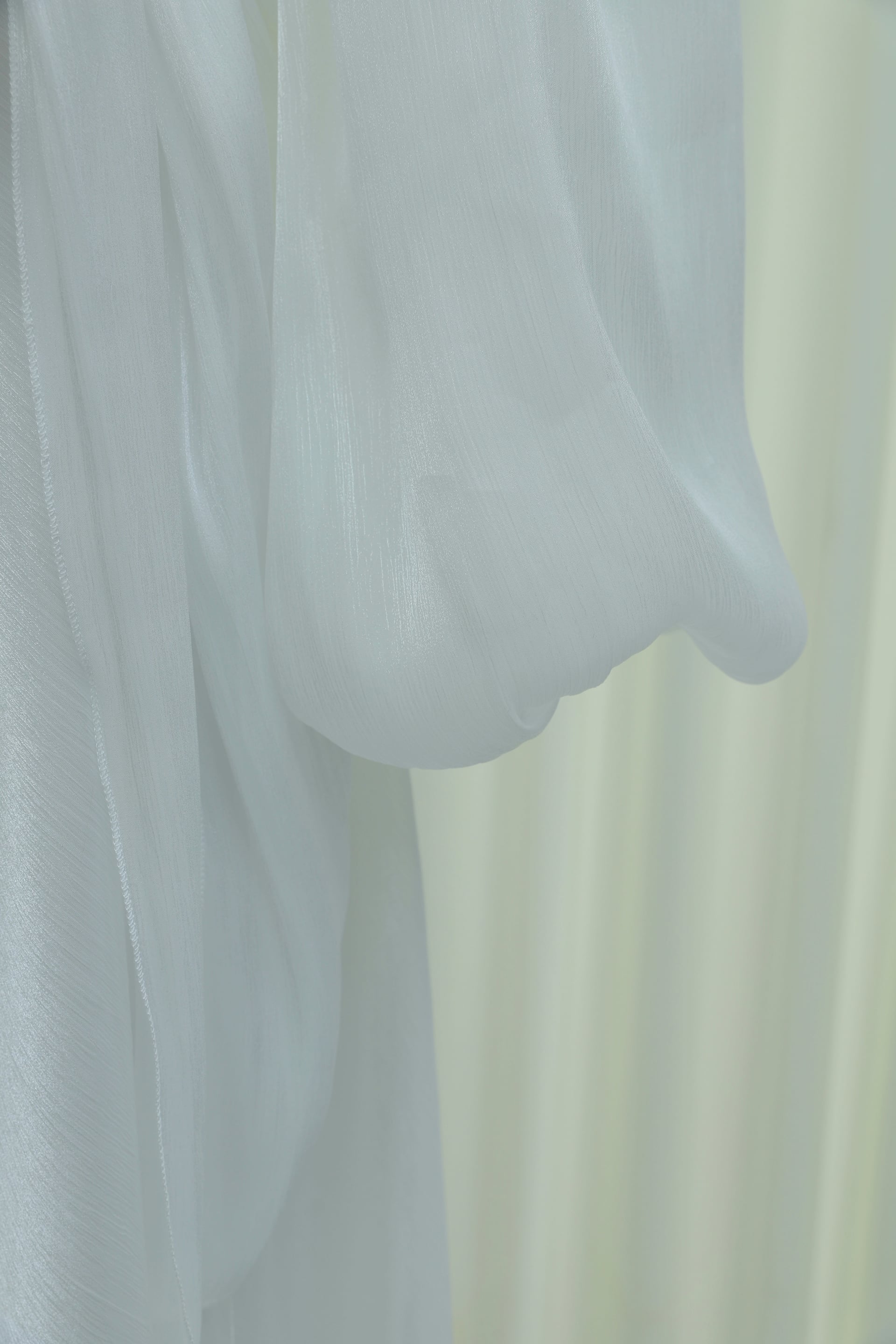 Women's White Crisscross Wrap Dress with Lurex Fabric - Podyumplus - by Peralane - photo 4