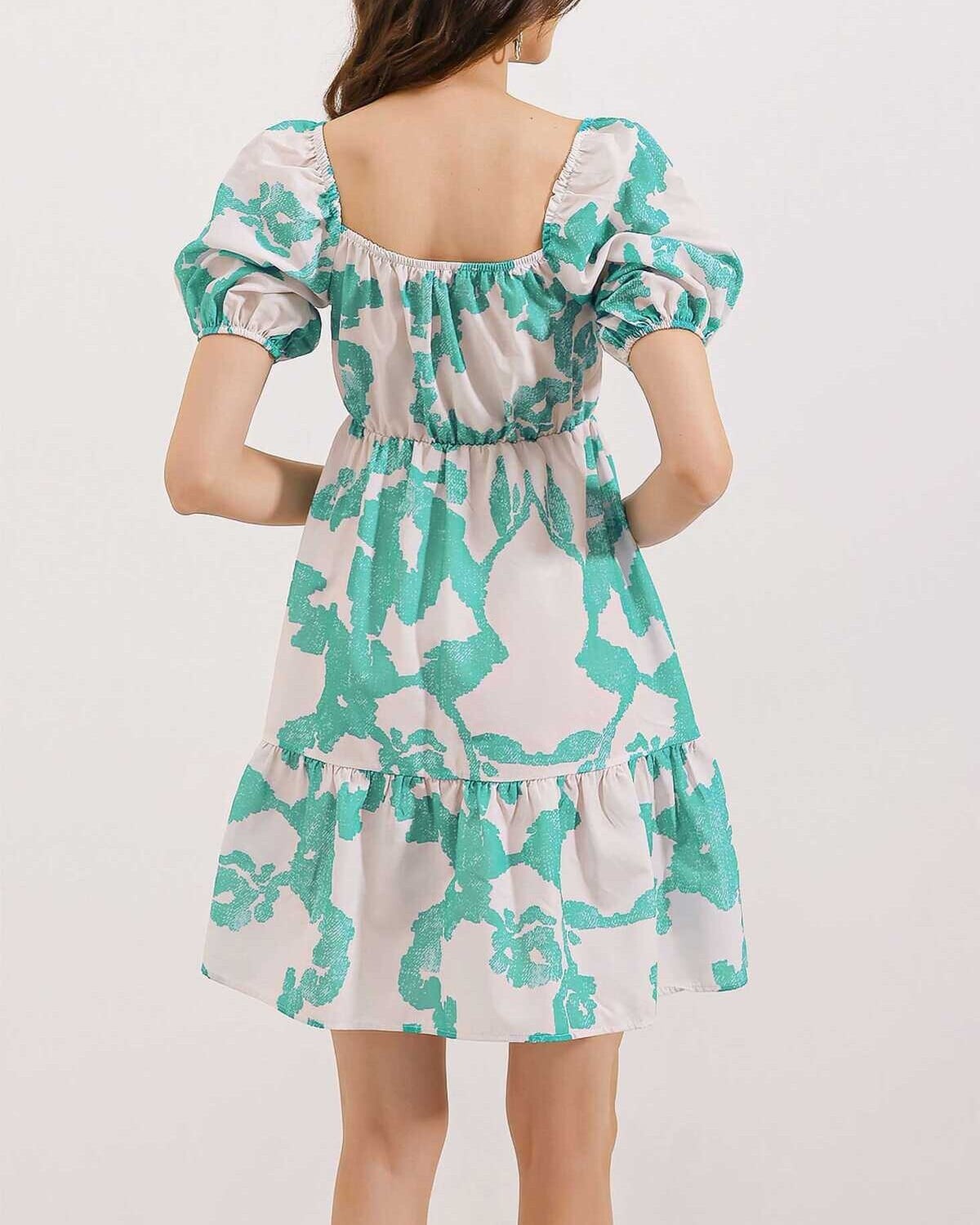 Flared Poplin Dress - Mint - Bigdart - by Peralane - photo 4