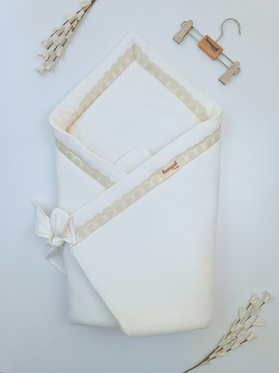 Baby Swaddle Wrap 0-18 Months - Milk Coffee - Tomuycuk - by Peralane