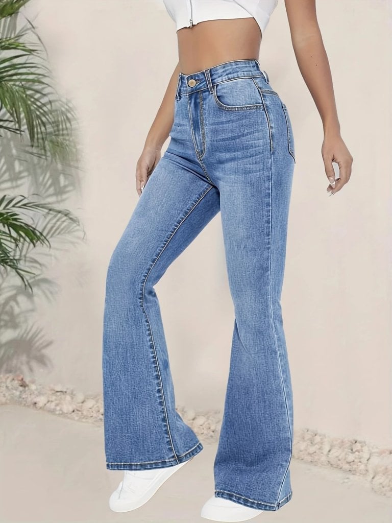 Women's High-Waist Flared Jeans - Janes - by Peralane