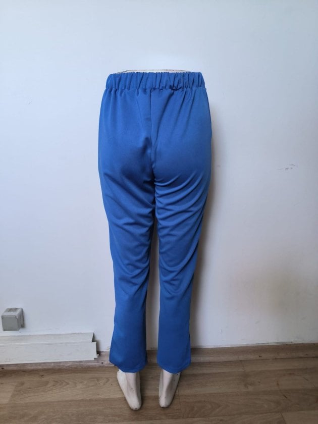 Women's High Waist Buckle Split Crepe Trousers - Janes - by Peralane - photo 6